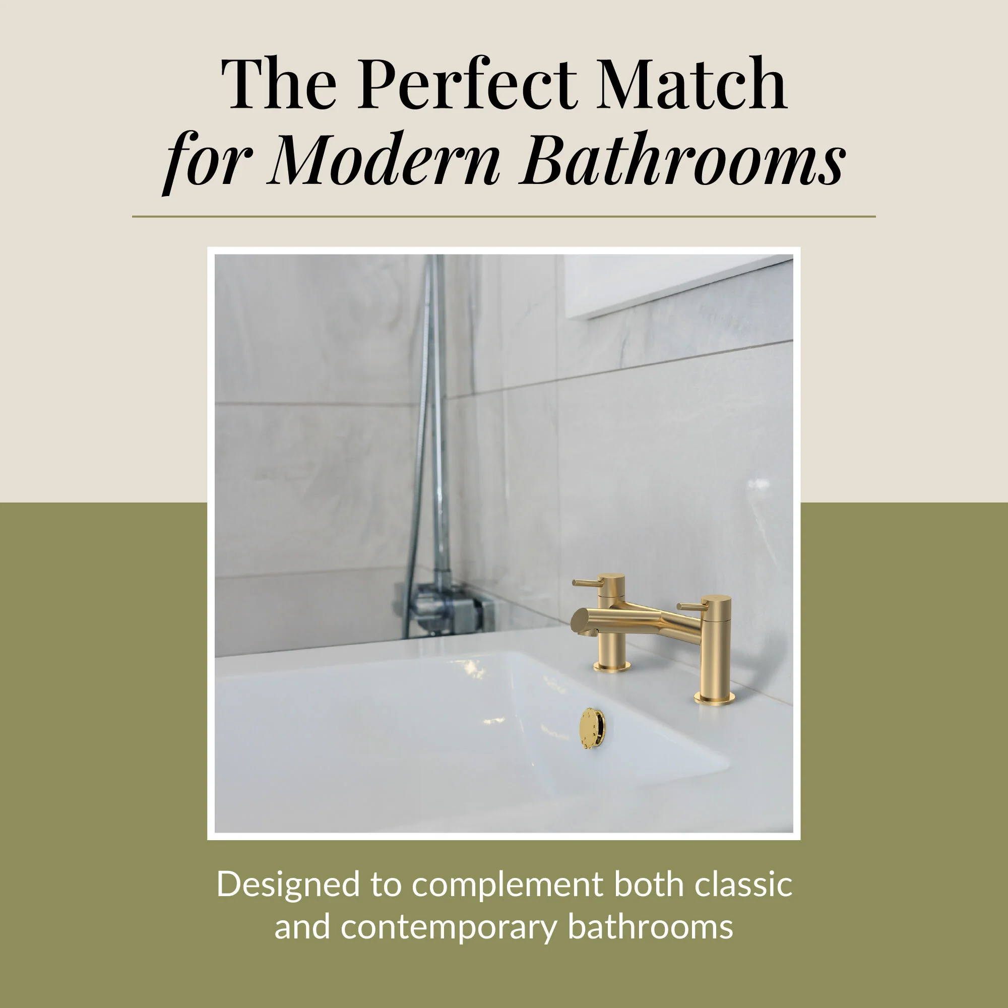 Wetley Minimalist Round Deck Mounted Bath Filler Tap - Choice of Finish - Image 30