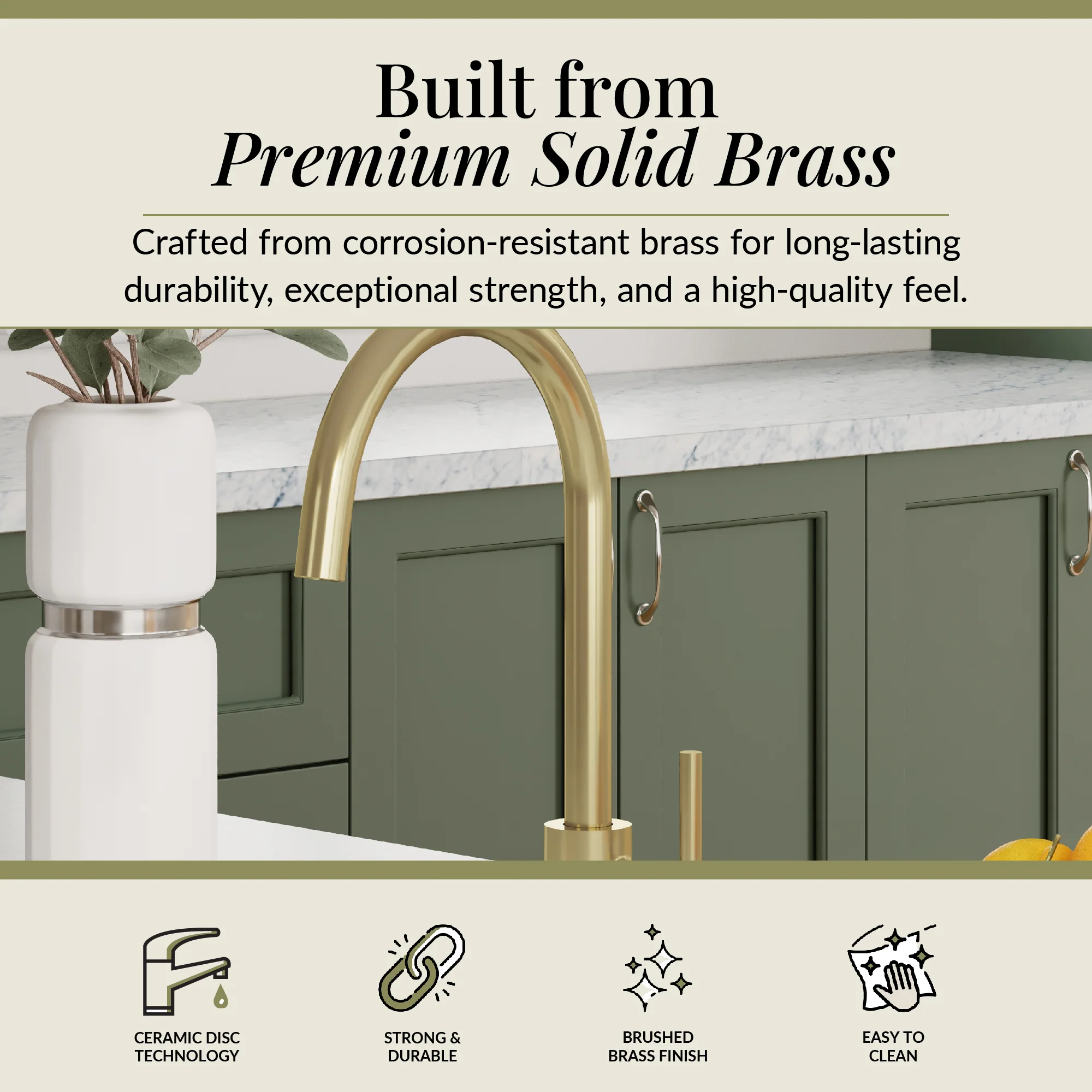 Lacerta Kitchen Mono Mixer Tap - Multiple Finish and Handle Options Available - Image 39