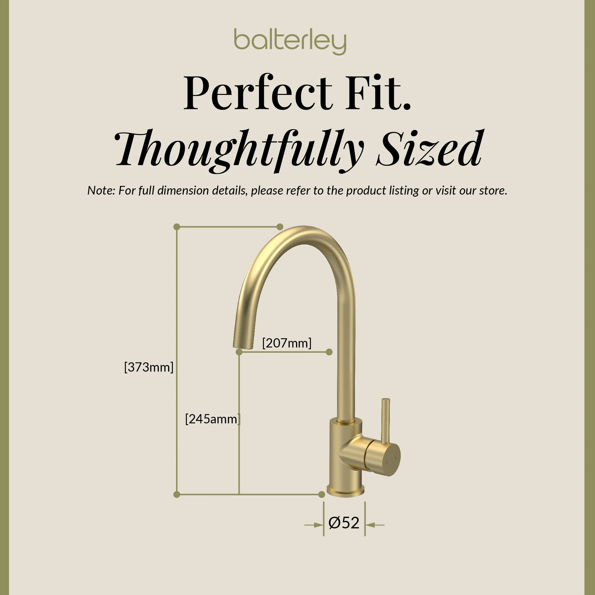 Lacerta Kitchen Mono Mixer Tap - Multiple Finish and Handle Options Available - Image 42
