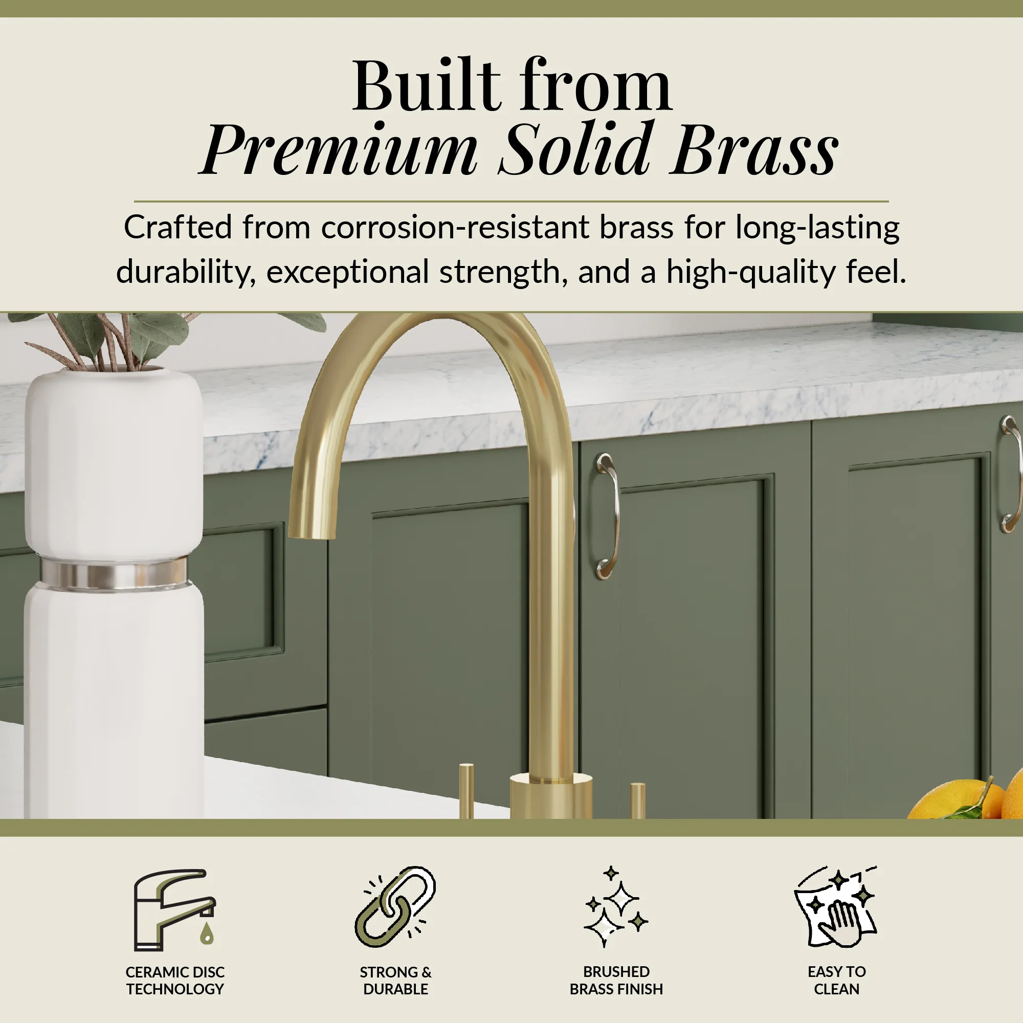Lacerta Kitchen Mono Mixer Tap - Multiple Finish and Handle Options Available - Image 49