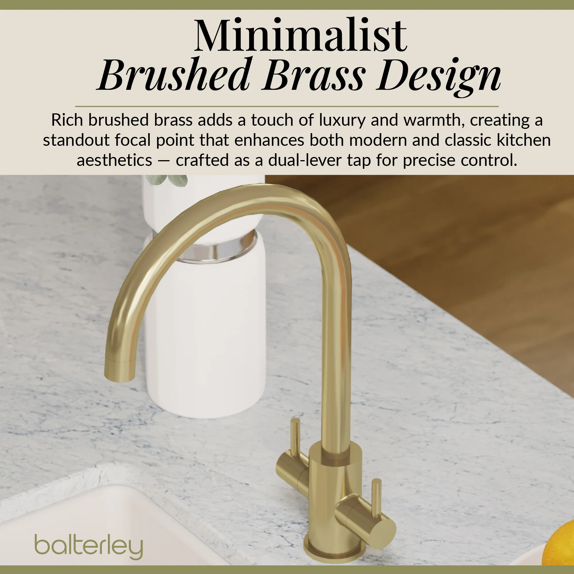 Lacerta Kitchen Mono Mixer Tap - Multiple Finish and Handle Options Available - Image 55