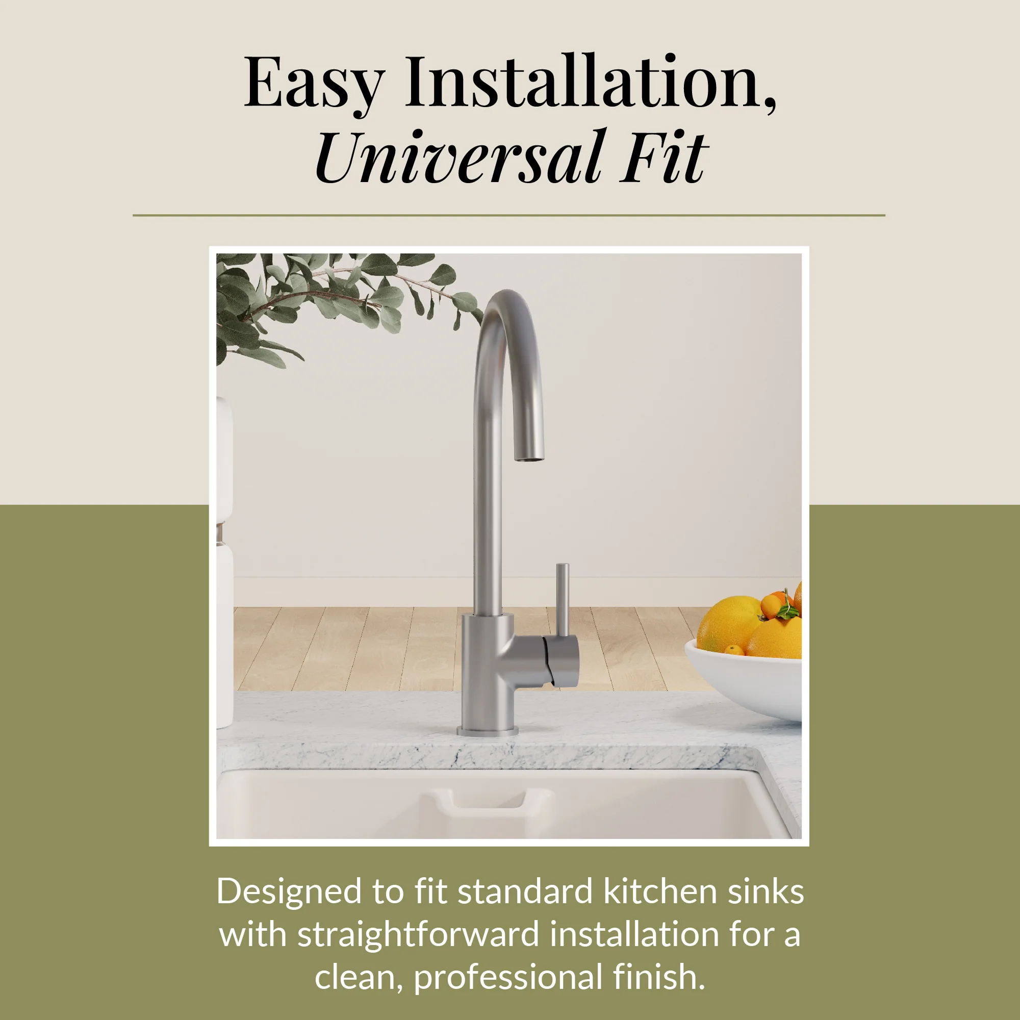 Lacerta Kitchen Mono Mixer Tap - Multiple Finish and Handle Options Available - Image 62