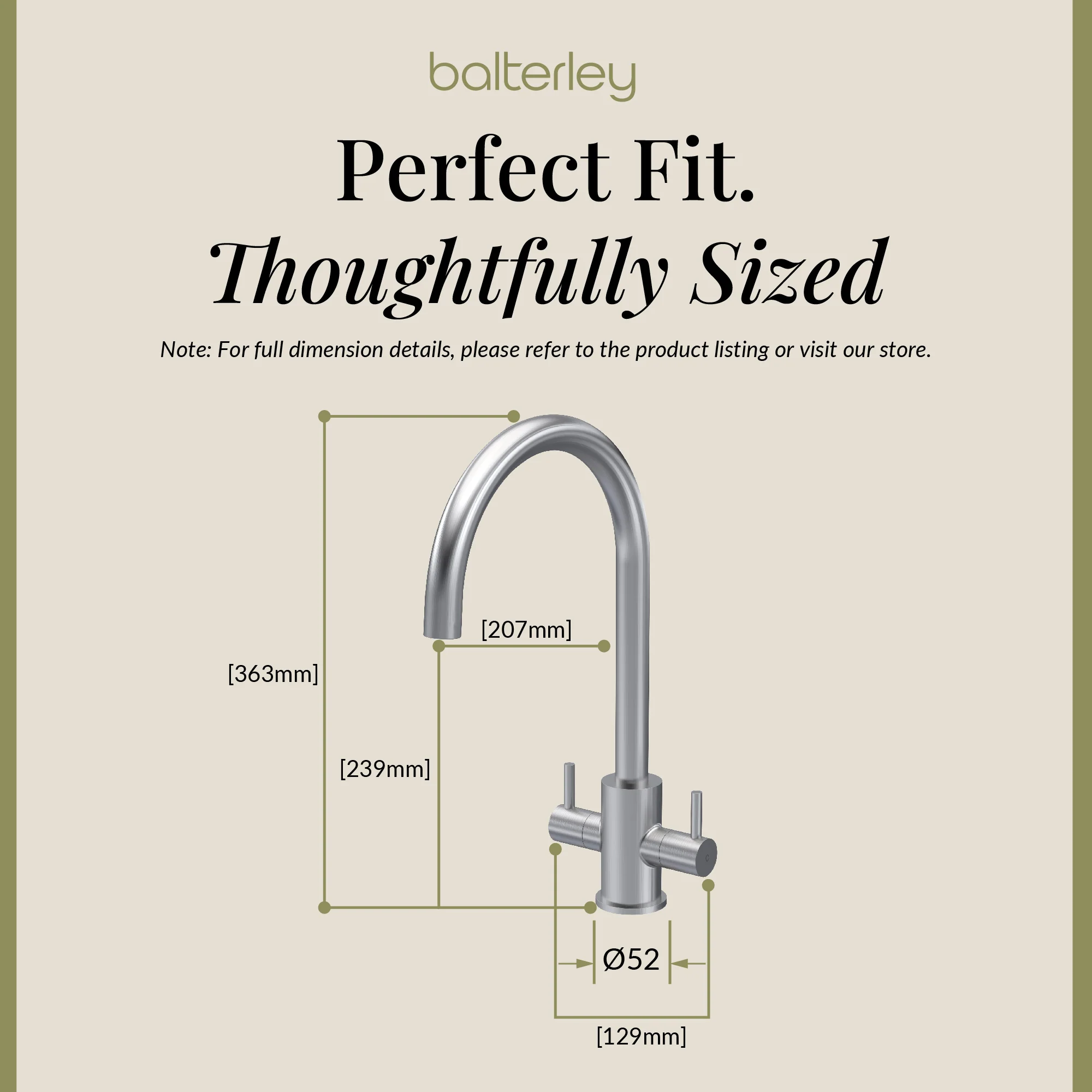 Lacerta Kitchen Mono Mixer Tap - Multiple Finish and Handle Options Available - Image 66