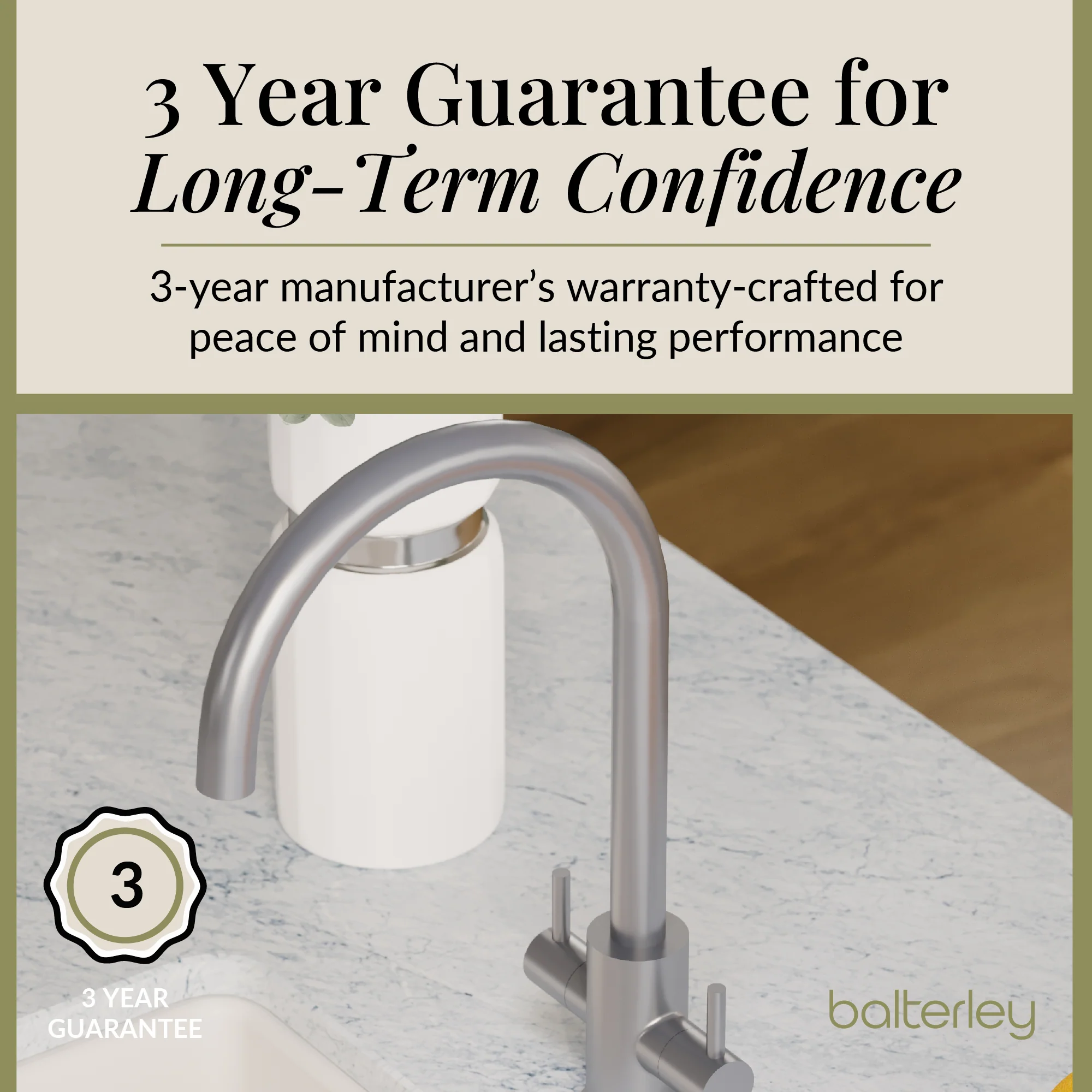 Lacerta Kitchen Mono Mixer Tap - Multiple Finish and Handle Options Available - Image 67