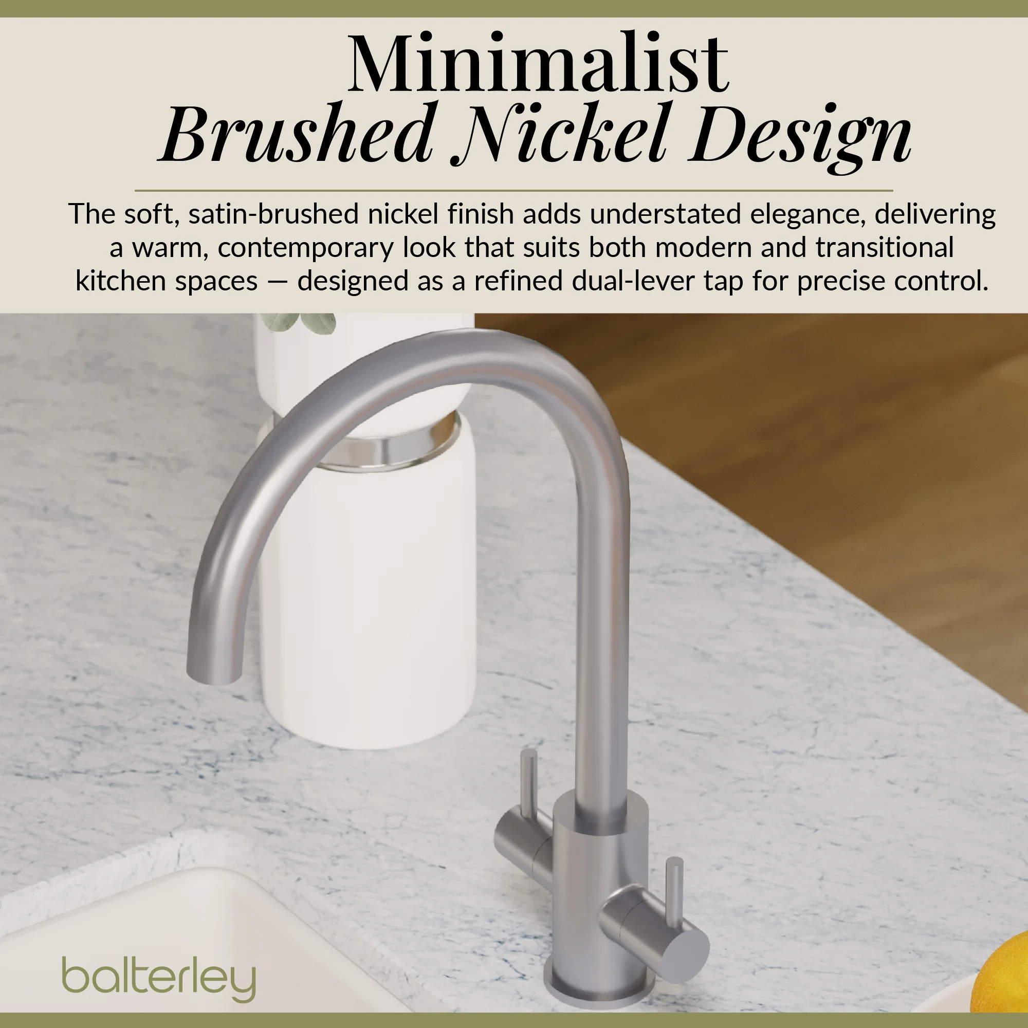 Lacerta Kitchen Mono Mixer Tap - Multiple Finish and Handle Options Available - Image 68