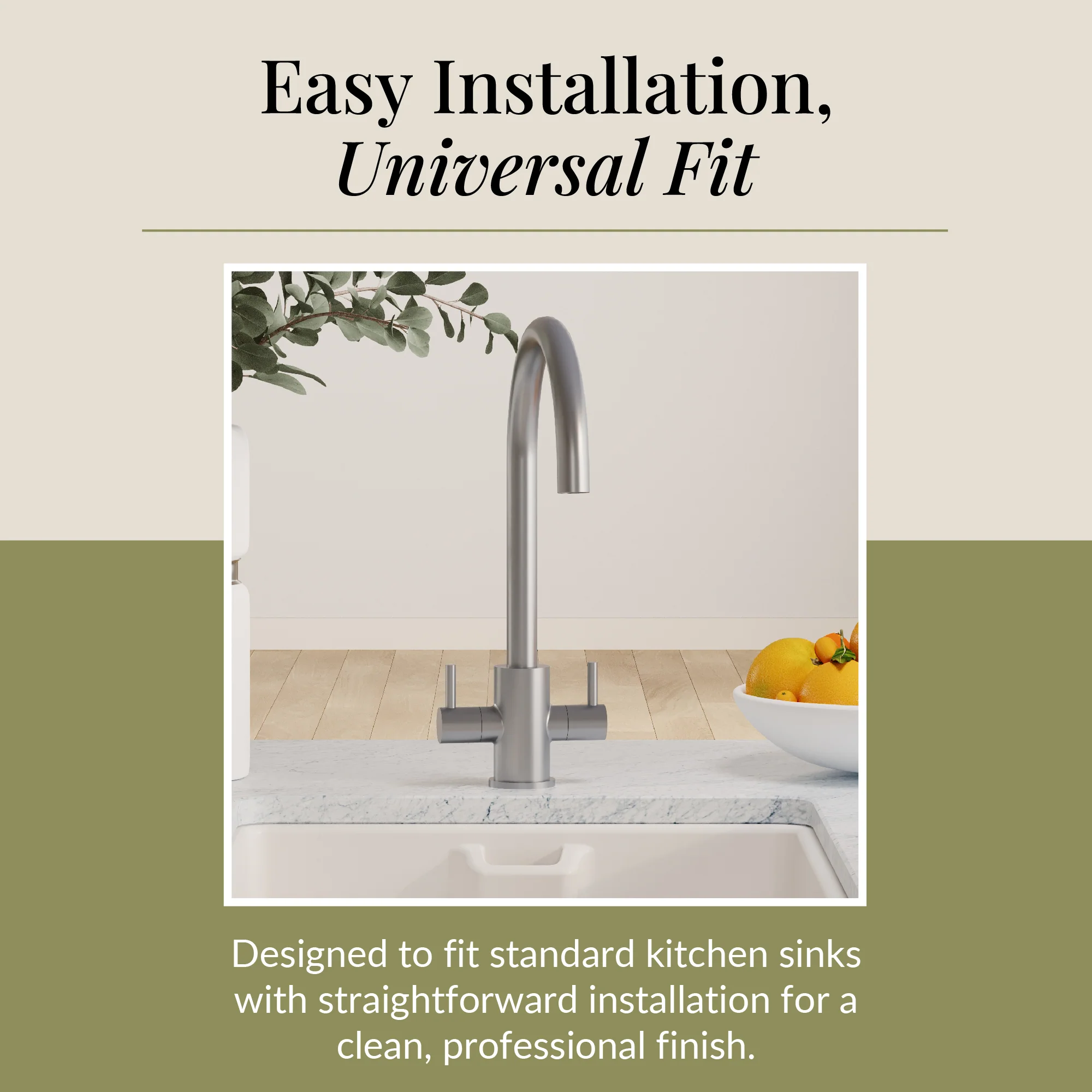 Lacerta Kitchen Mono Mixer Tap - Multiple Finish and Handle Options Available - Image 69