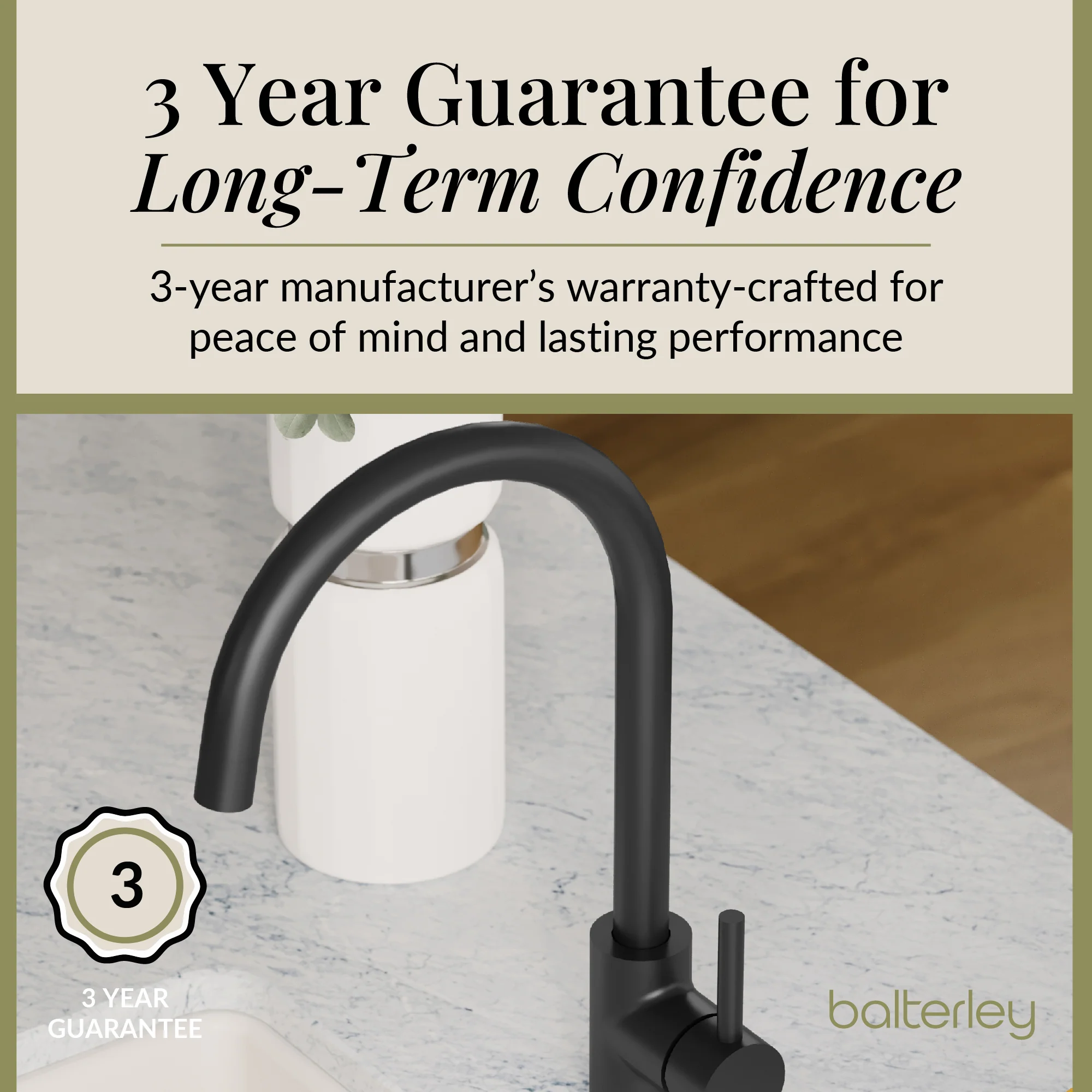 Lacerta Kitchen Mono Mixer Tap - Multiple Finish and Handle Options Available - Image 74