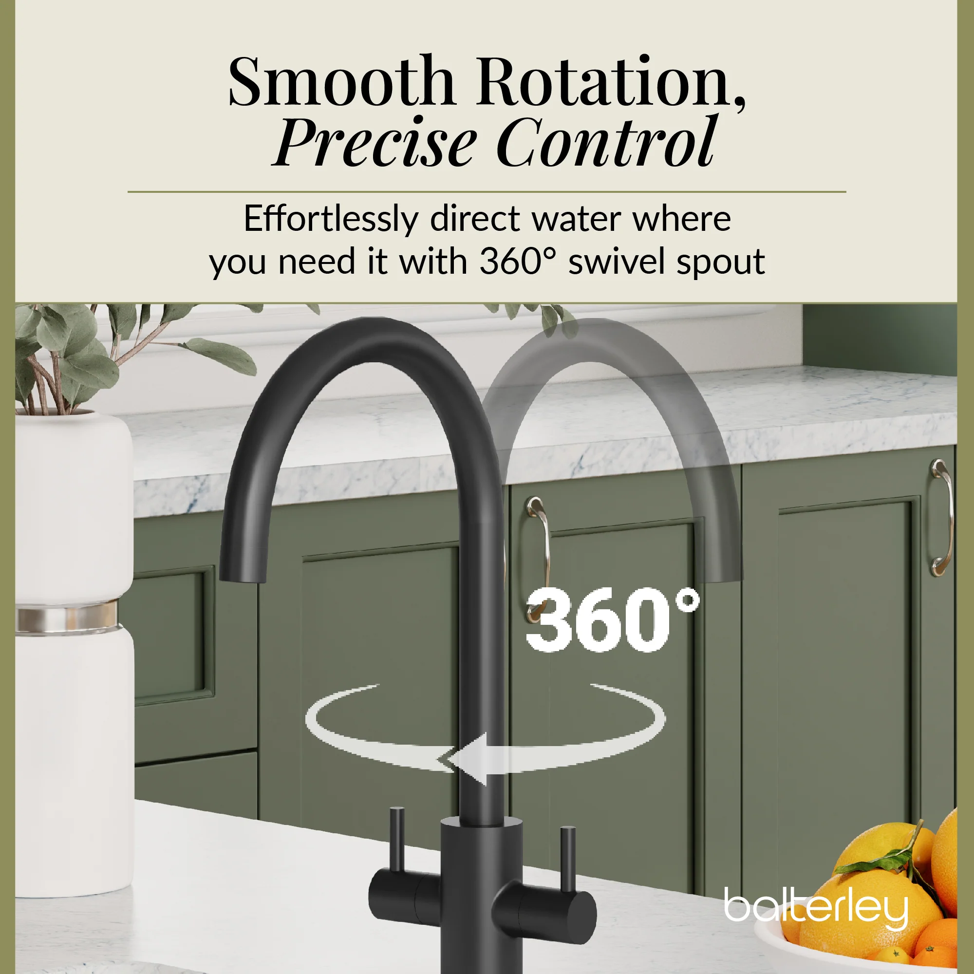 Lacerta Kitchen Mono Mixer Tap - Multiple Finish and Handle Options Available - Image 79