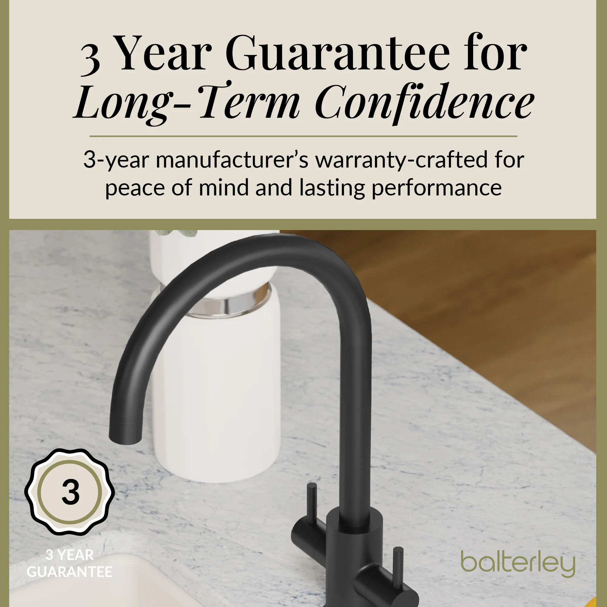 Lacerta Kitchen Mono Mixer Tap - Multiple Finish and Handle Options Available - Image 81