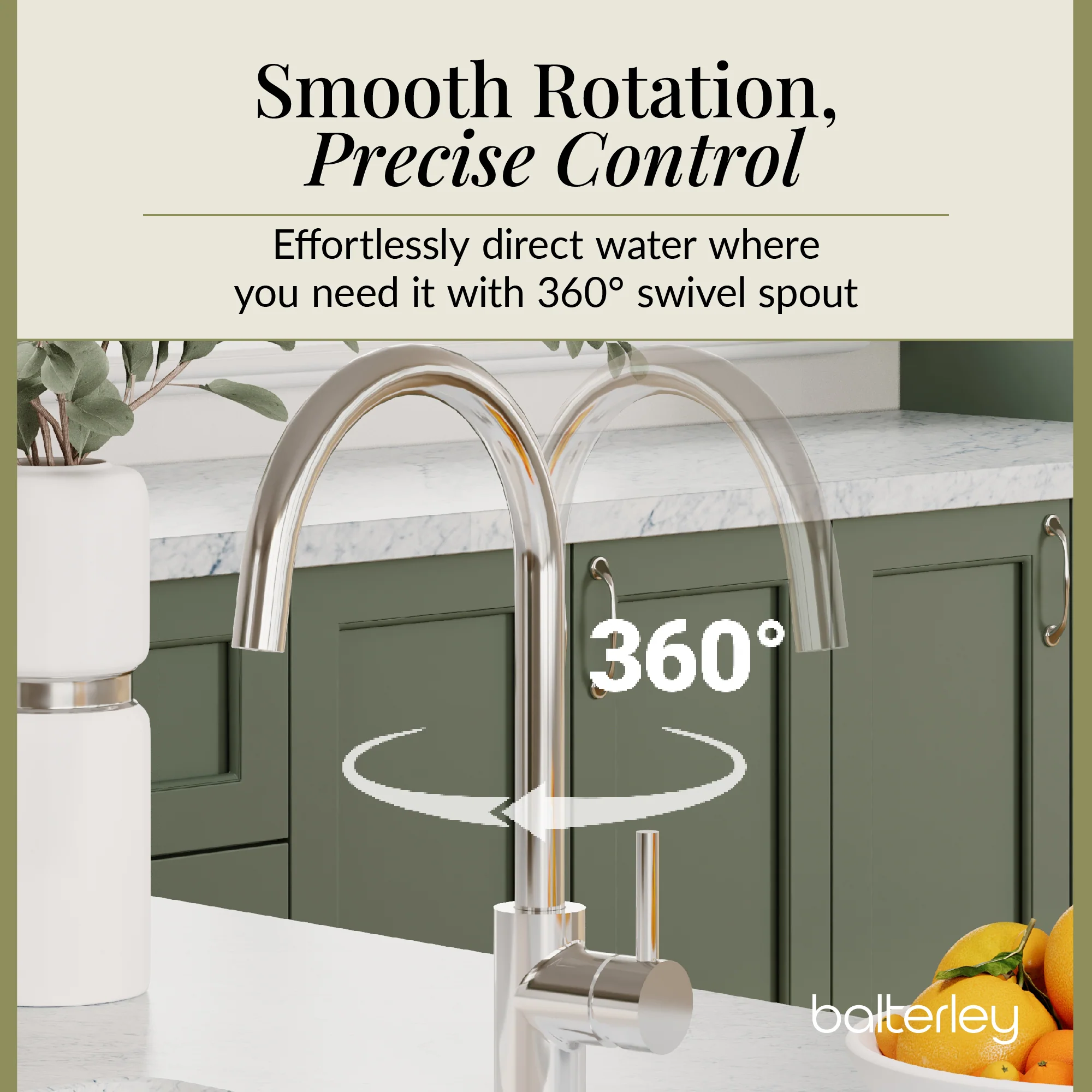 Lacerta Kitchen Mono Mixer Tap - Multiple Finish and Handle Options Available - Image 86