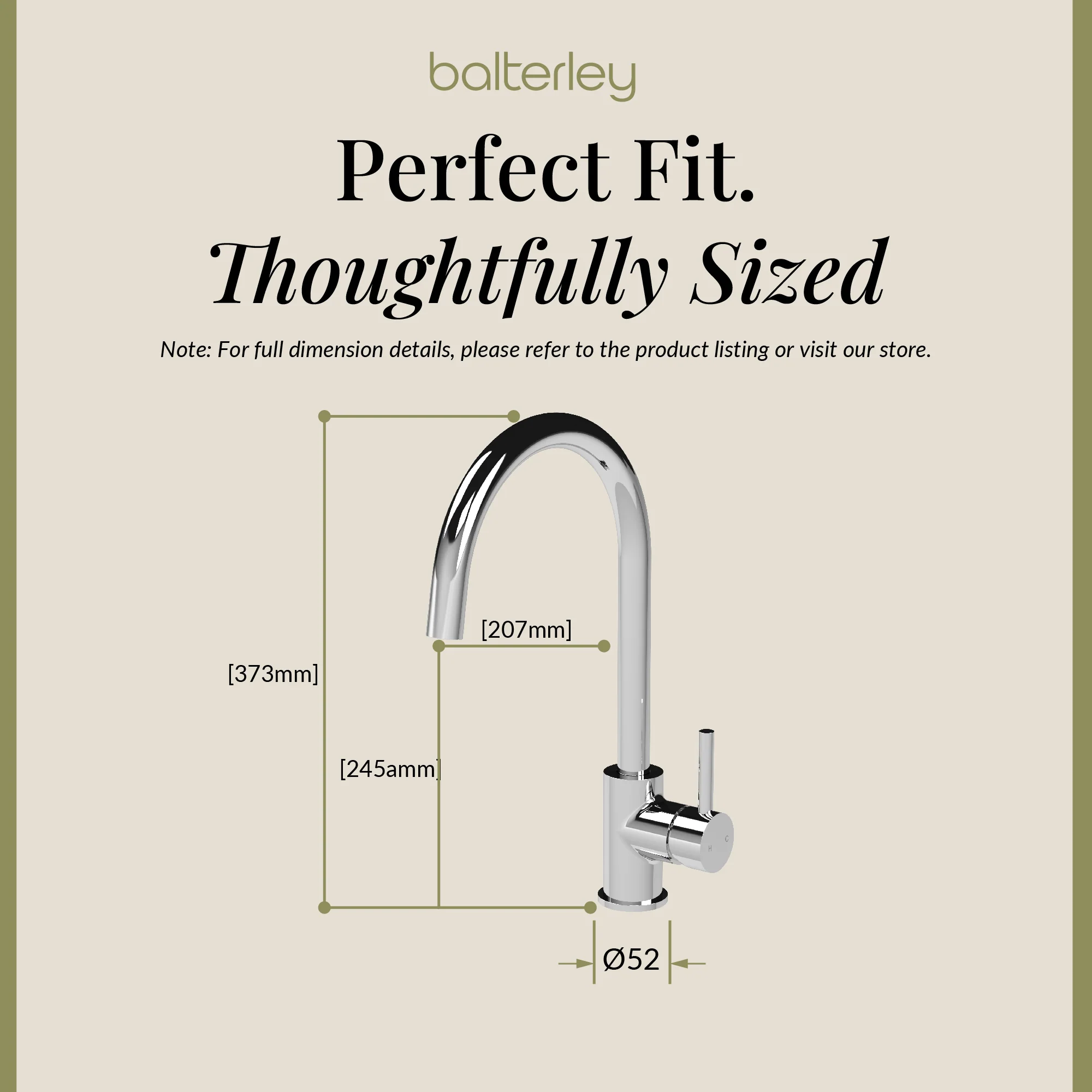 Lacerta Kitchen Mono Mixer Tap - Multiple Finish and Handle Options Available - Image 87
