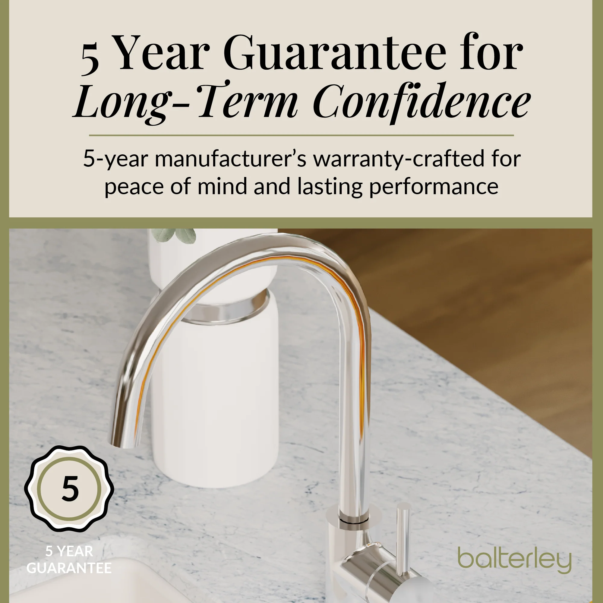 Lacerta Kitchen Mono Mixer Tap - Multiple Finish and Handle Options Available - Image 88