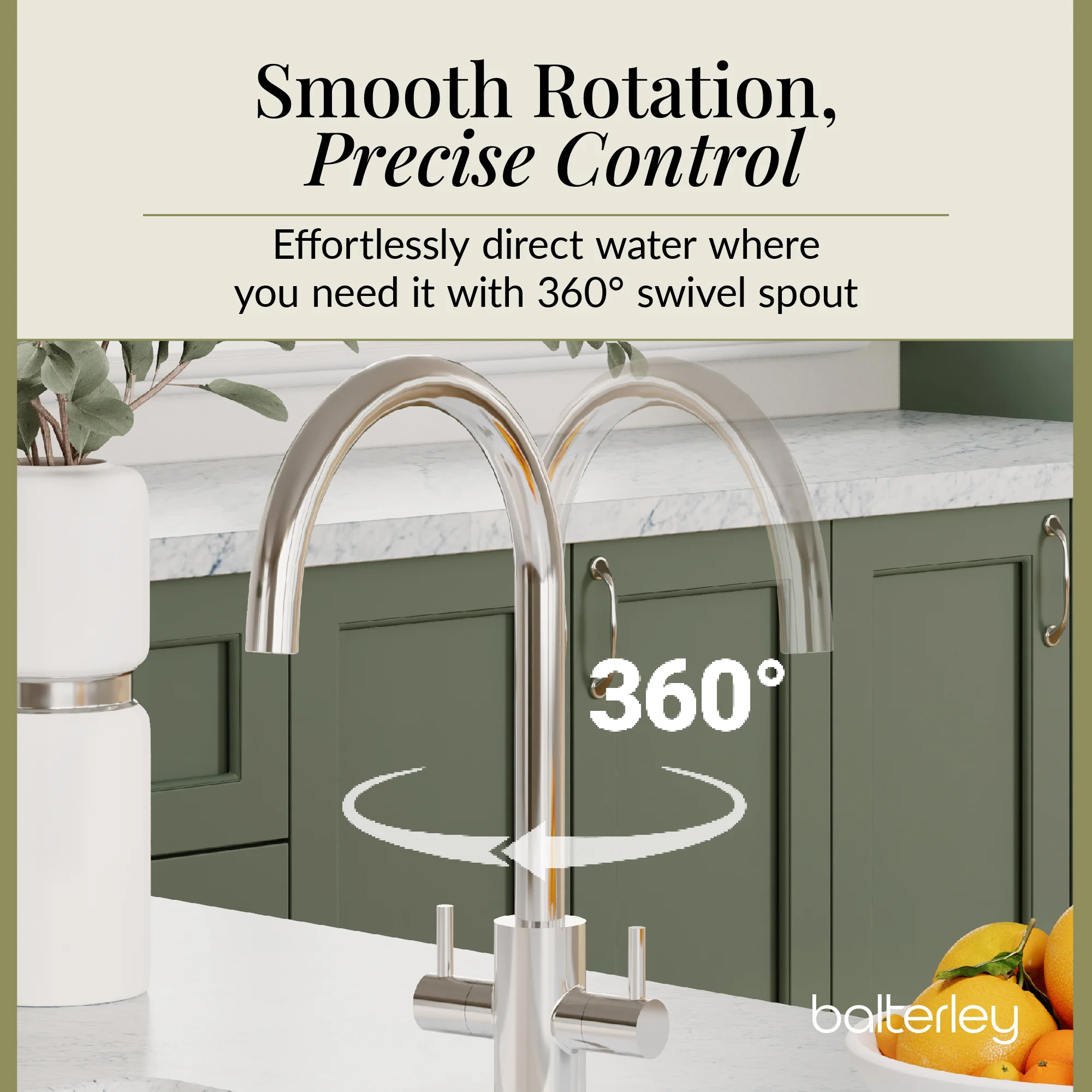 Lacerta Kitchen Mono Mixer Tap - Multiple Finish and Handle Options Available - Image 93