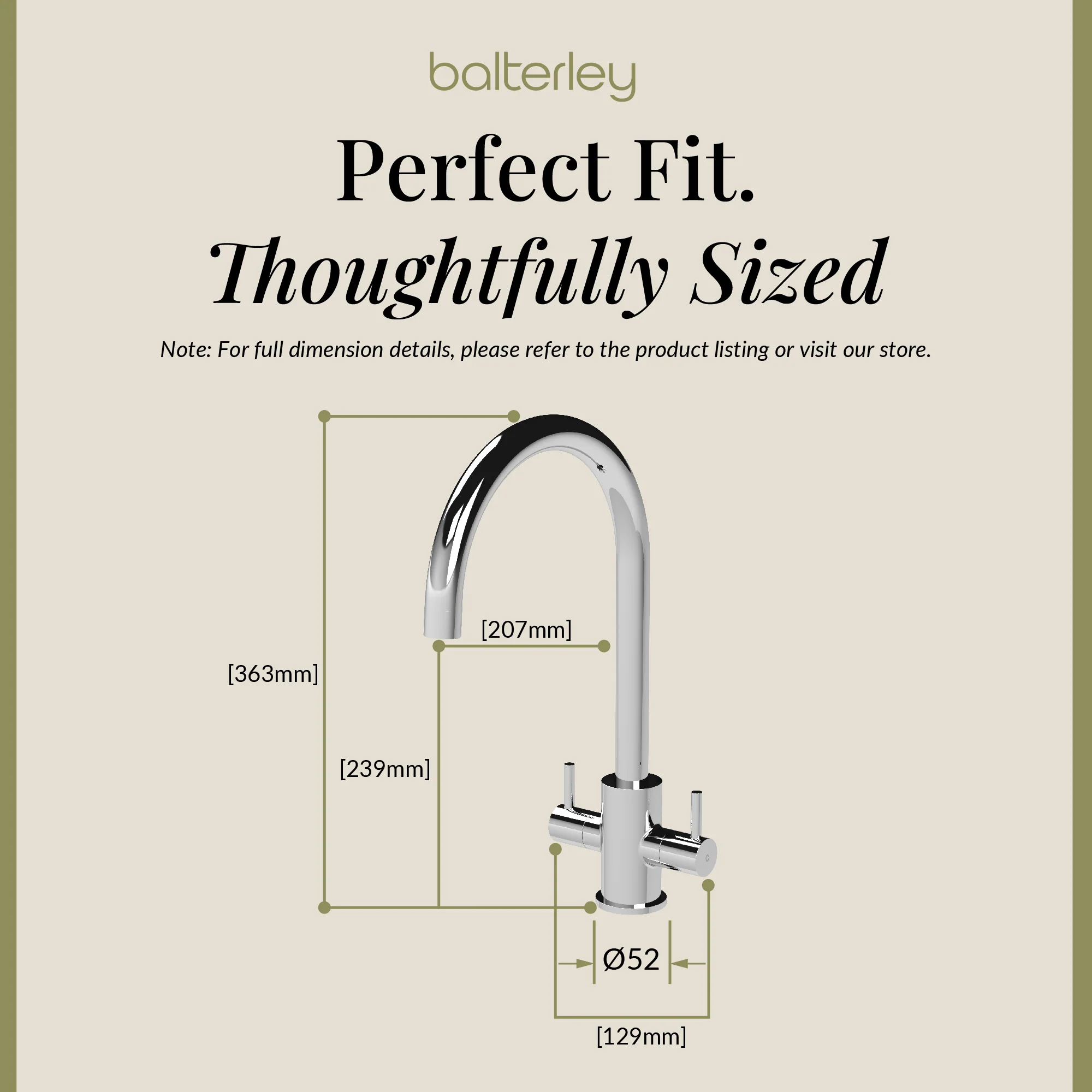 Lacerta Kitchen Mono Mixer Tap - Multiple Finish and Handle Options Available - Image 94