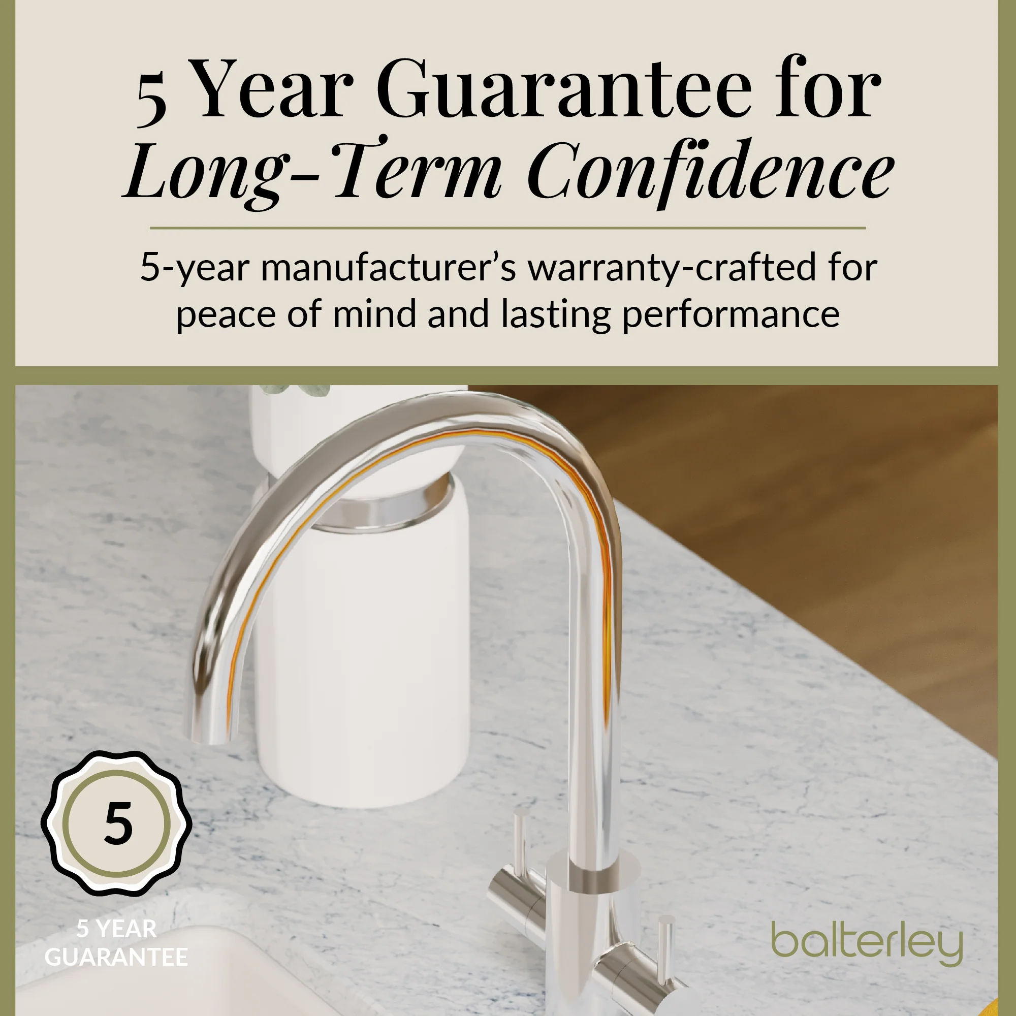 Lacerta Kitchen Mono Mixer Tap - Multiple Finish and Handle Options Available - Image 95