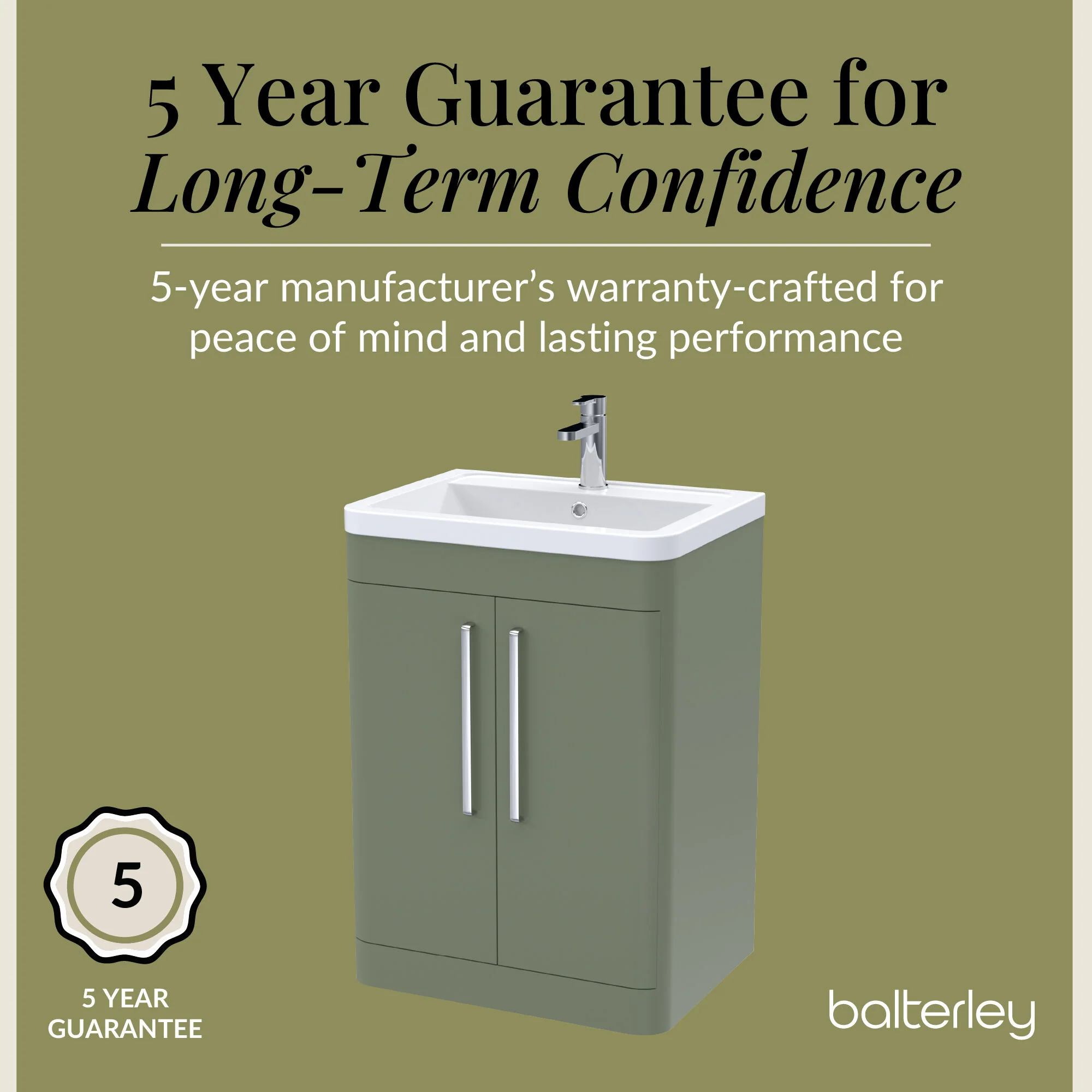 Aldershawe Modern Bathroom Floor Standing 2 Soft Close Door Vanity Basin Unit - Choice of Basin, Colour and Size - Image 54