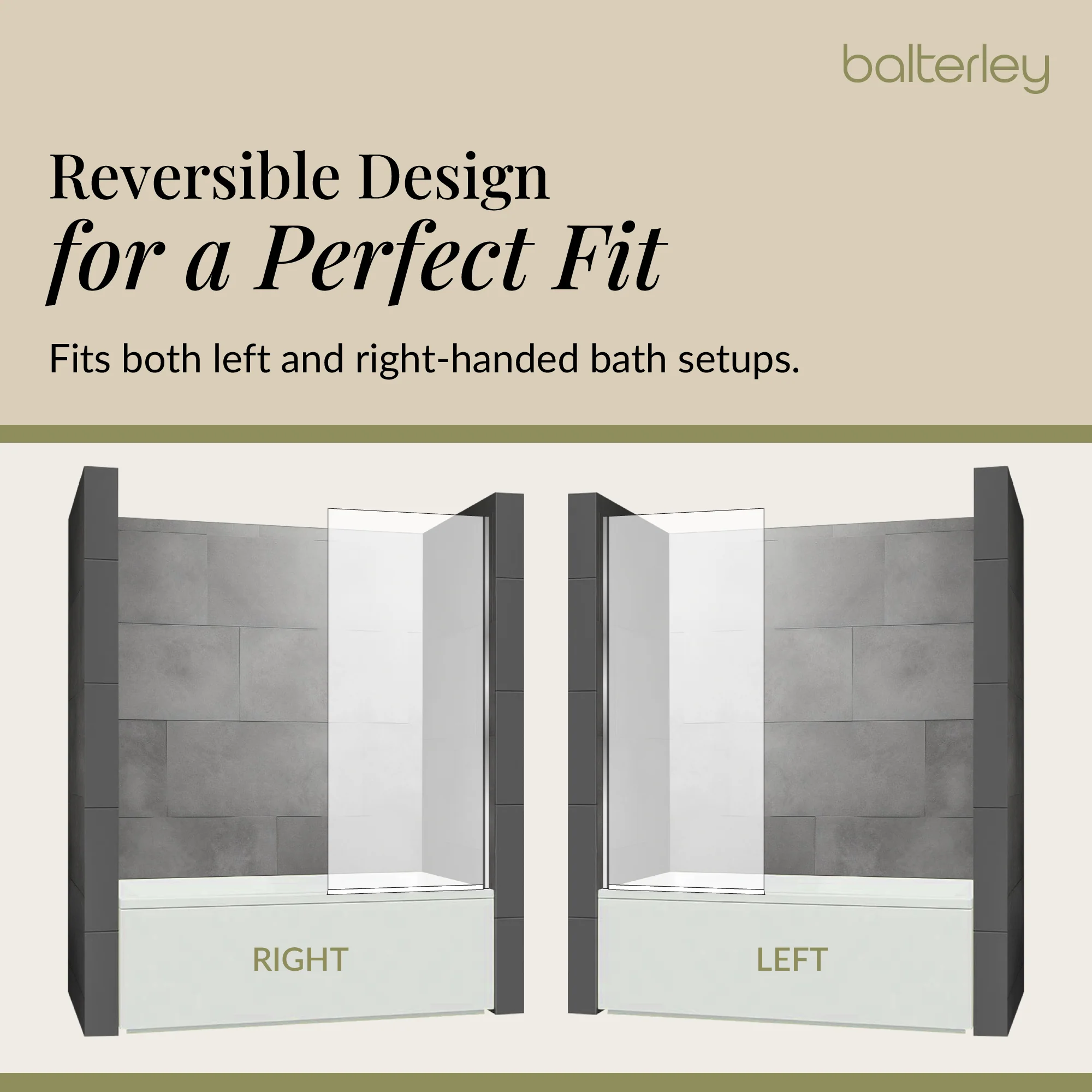 Modern Square Bath Shower Screen - Choice of Style and Finish - Image 11