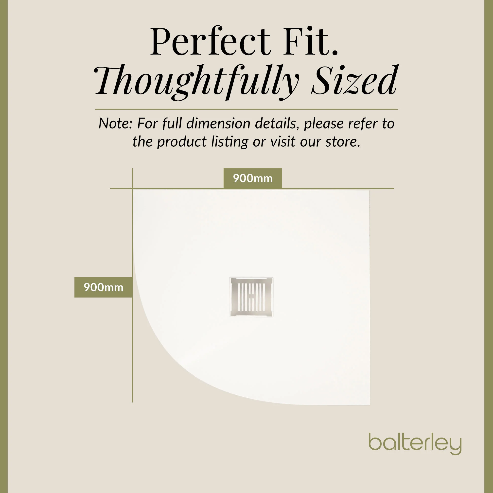Premium Slimline Quadrant Shower Tray - Multiple Sizes and Finishes - Image 26