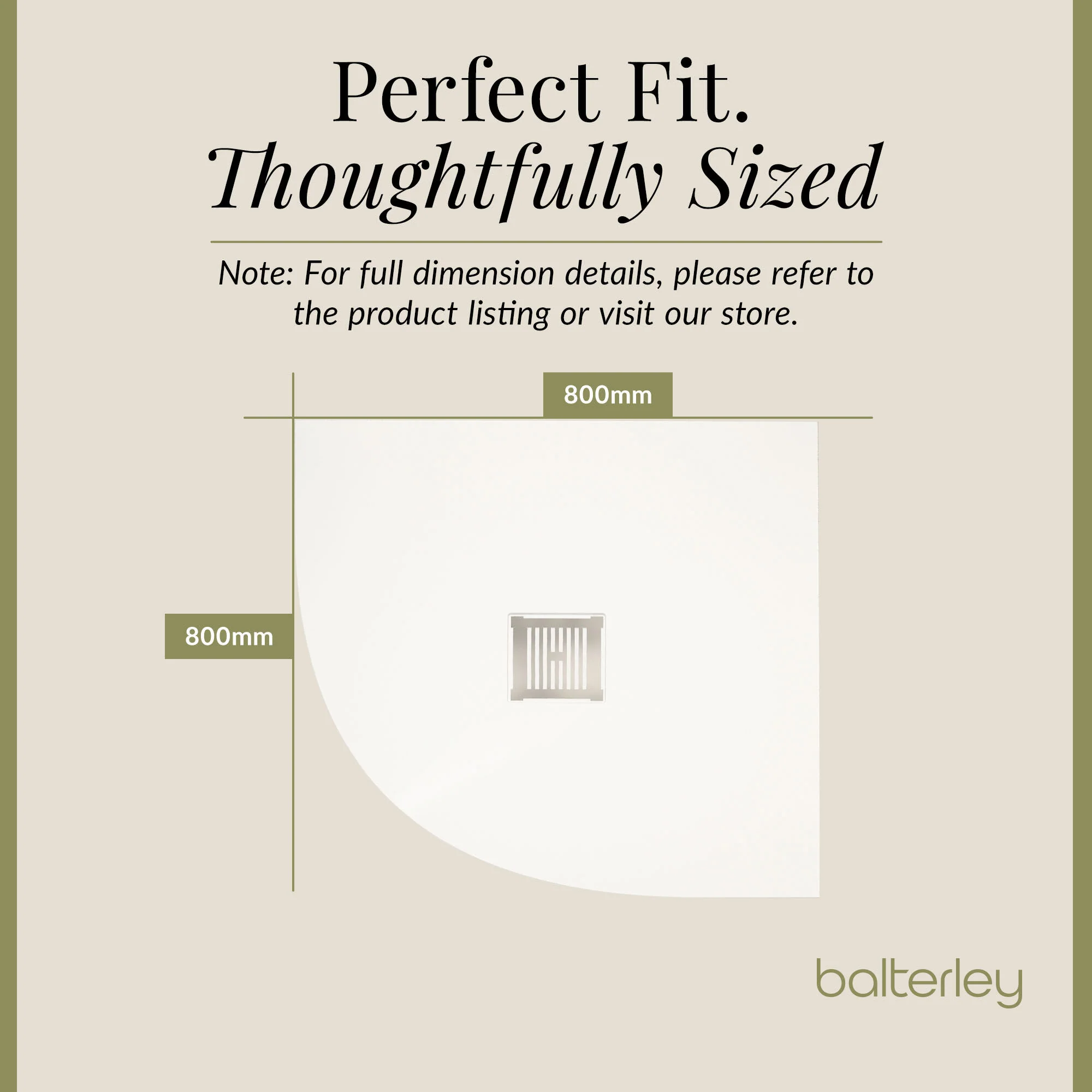 Premium Slimline Quadrant Shower Tray - Multiple Sizes and Finishes - Image 30