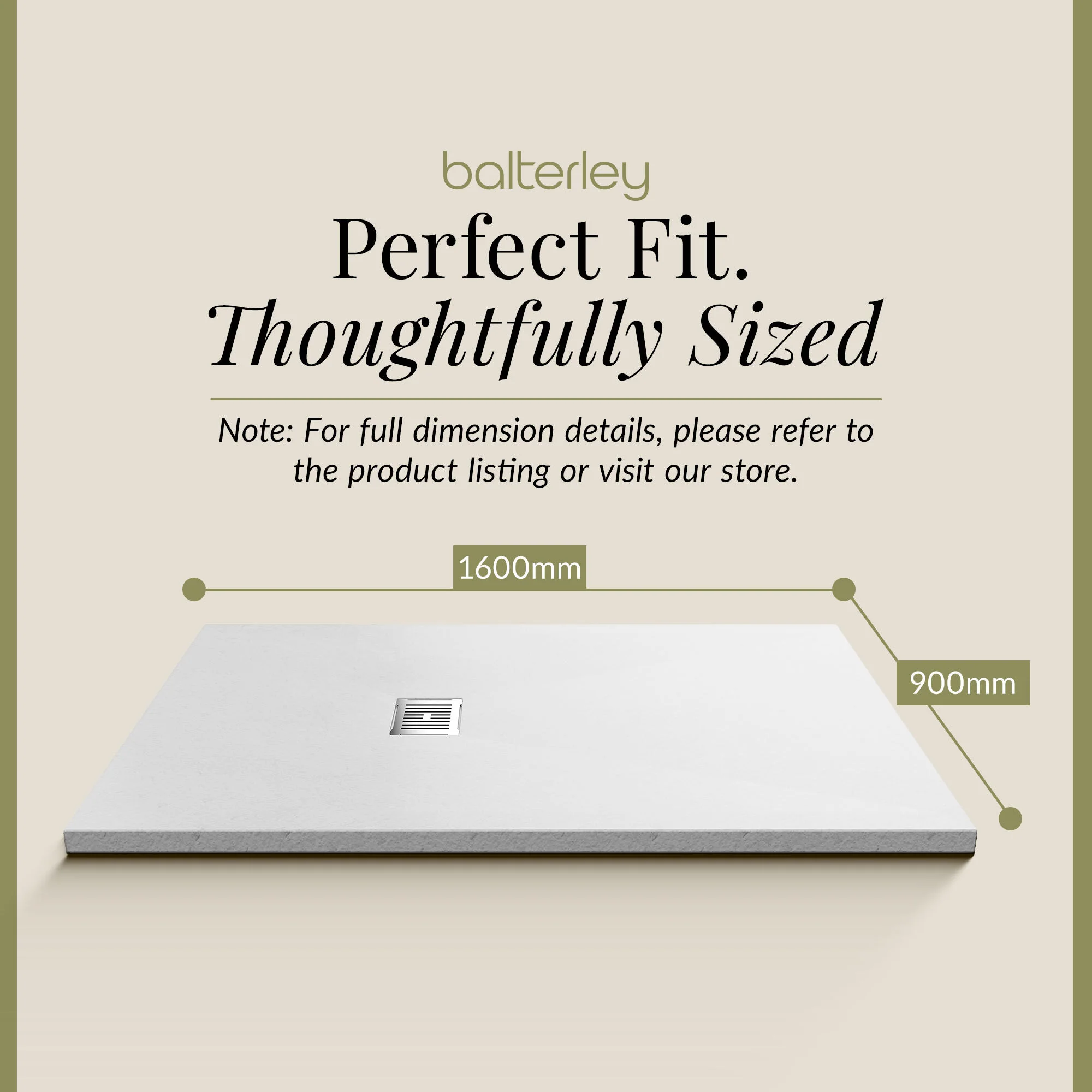 Premium Slimline Rectangular Shower Tray - Multiple Sizes and Finishes - Image 30