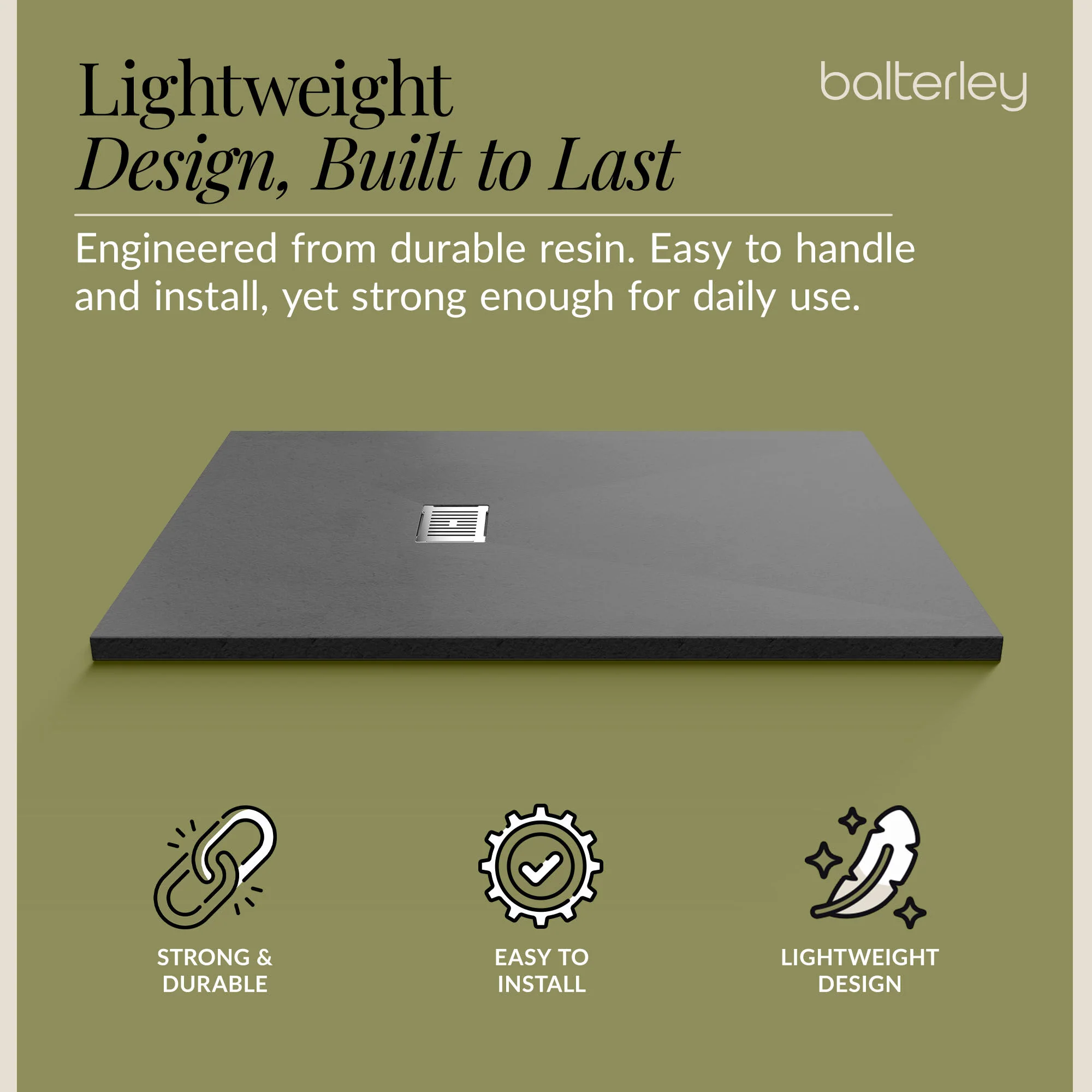 Premium Slimline Rectangular Shower Tray - Multiple Sizes and Finishes - Image 40