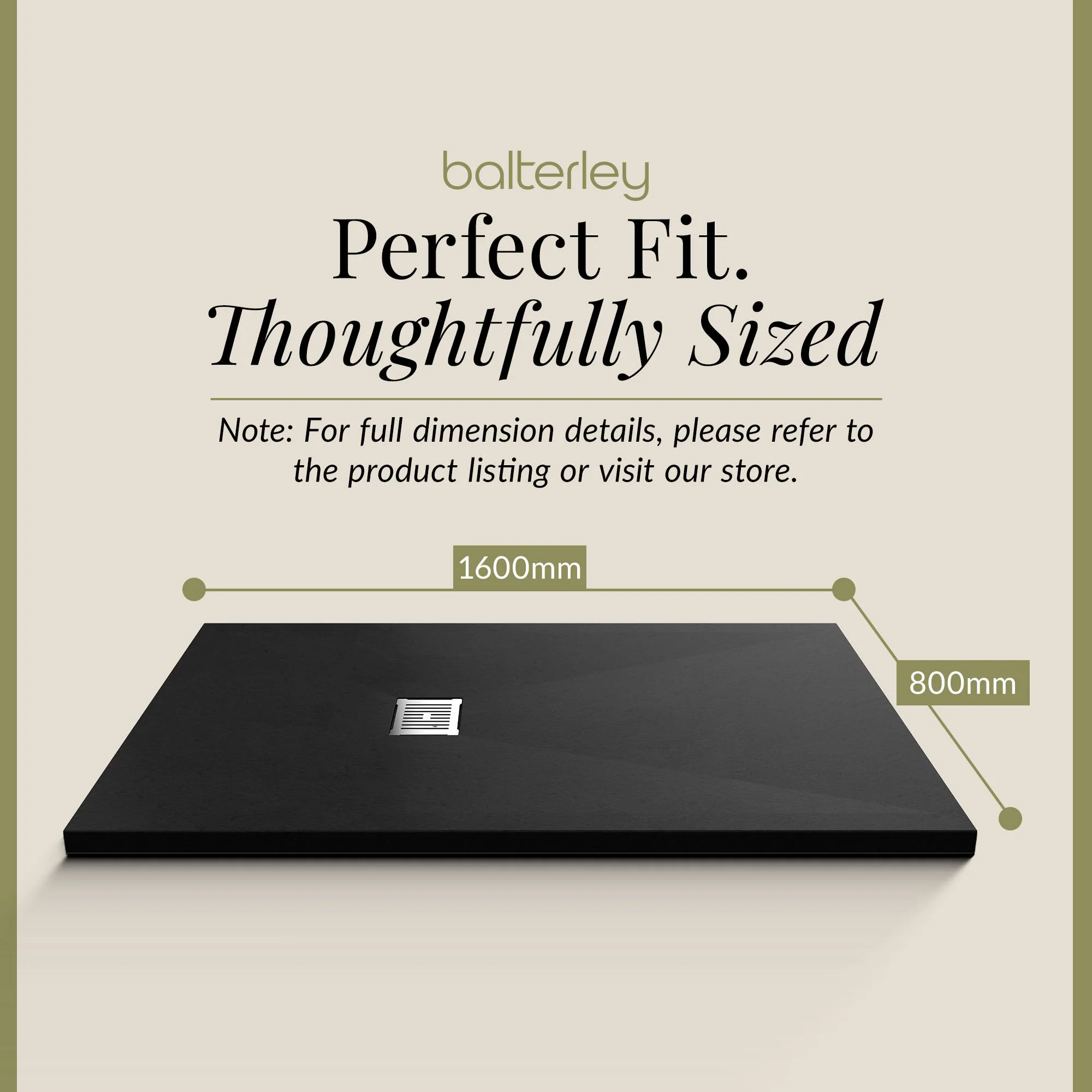 Premium Slimline Rectangular Shower Tray - Multiple Sizes and Finishes - Image 41