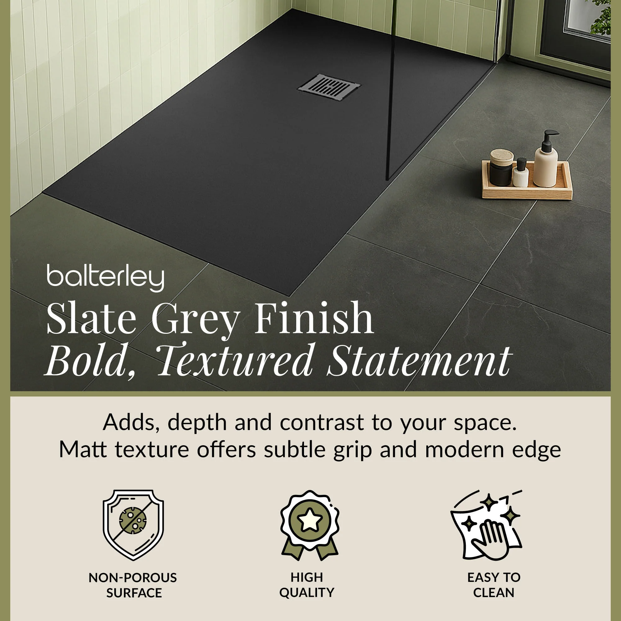 Premium Slimline Rectangular Shower Tray - Multiple Sizes and Finishes - Image 42