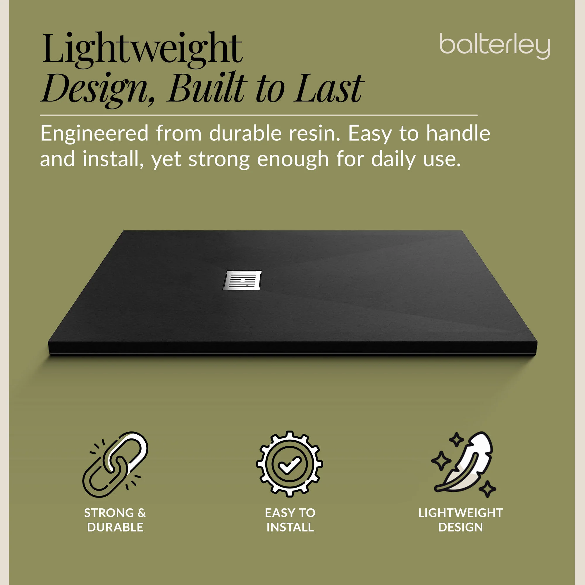 Premium Slimline Rectangular Shower Tray - Multiple Sizes and Finishes - Image 43