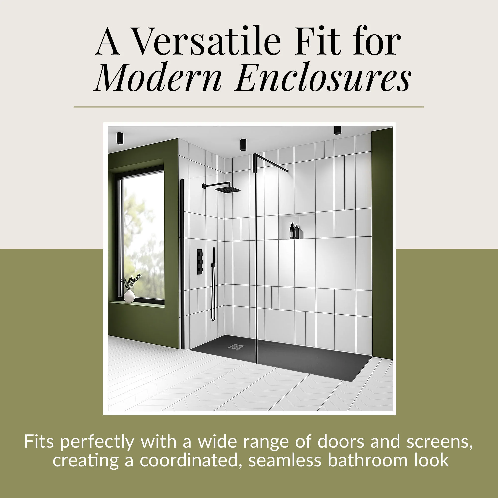 Premium Slimline Rectangular Shower Tray - Multiple Sizes and Finishes - Image 44