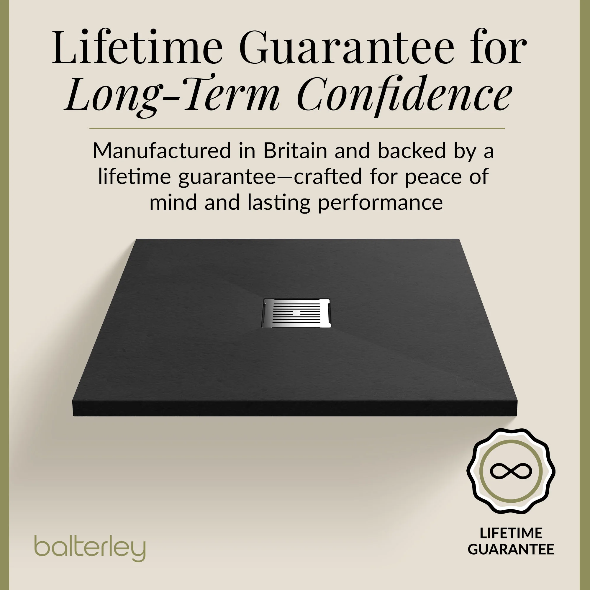 Ultra-Slim 32mm Low-Profile Square Shower Tray - Choice of Size and Finish - Image 49