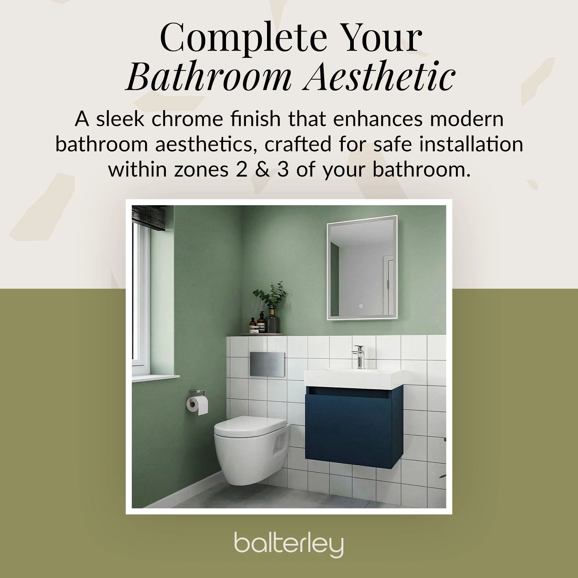 Rectangular LED Illuminated Framed Touch Sensor Mirror with Demister, 700mm x 500mm - Image 4