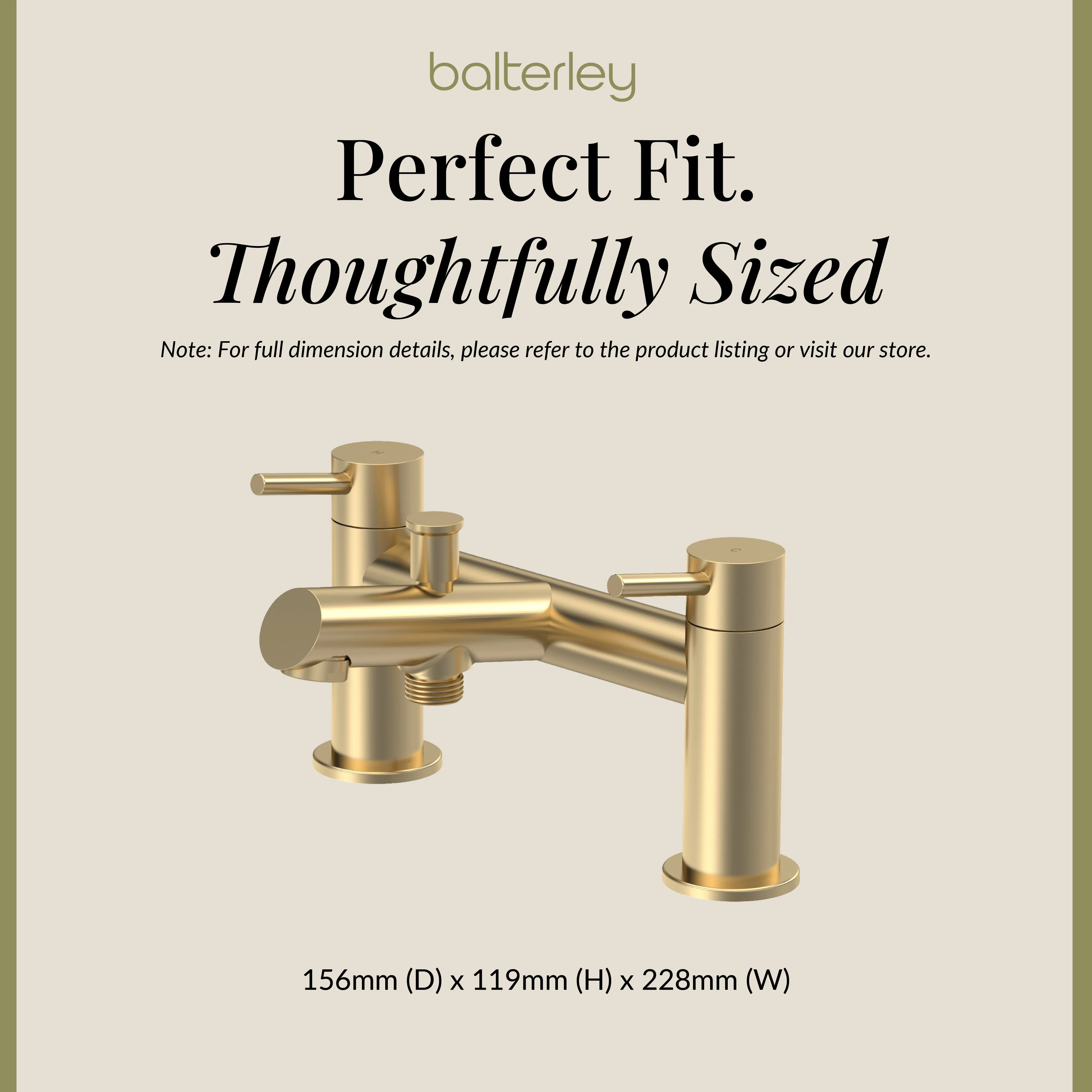 Wetley Round Minimalist Bath Shower Mixer Tap with Shower Kit - Choice of Finish - Image 26