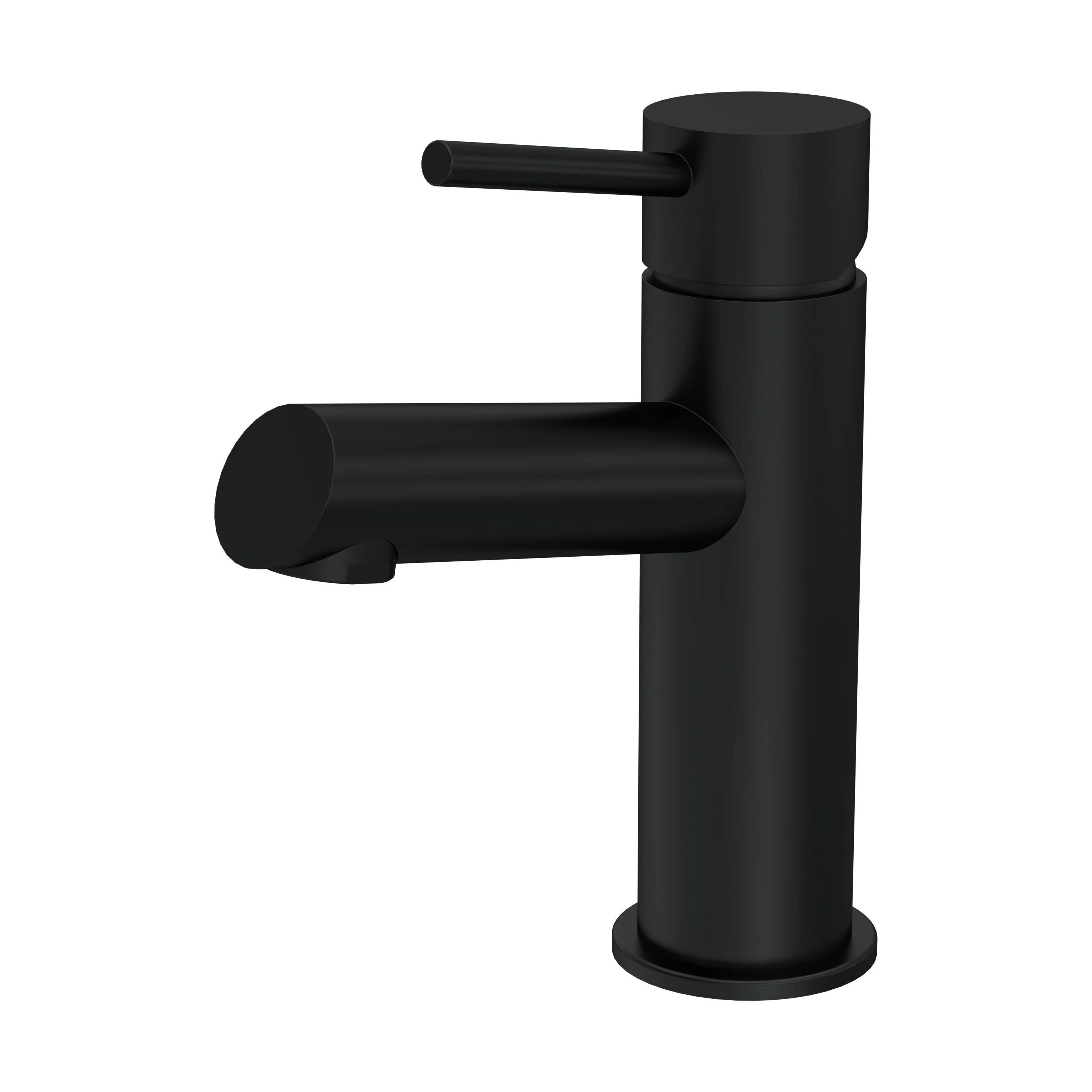 Wetley Minimalist Round Mono Basin Mixer Tap & Push Button Waste - Choice of Finish - Image 3