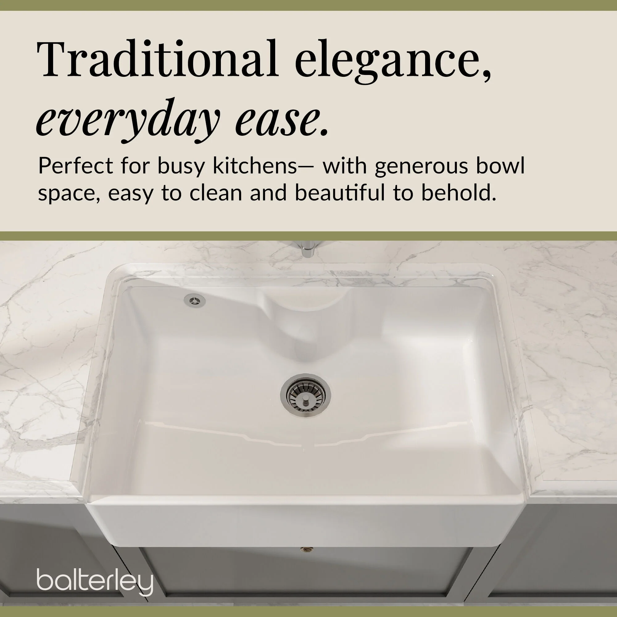 Single Bowl Fireclay Ceramic Butler Kitchen Sink - Variety of Sizes and Features Available - Image 66
