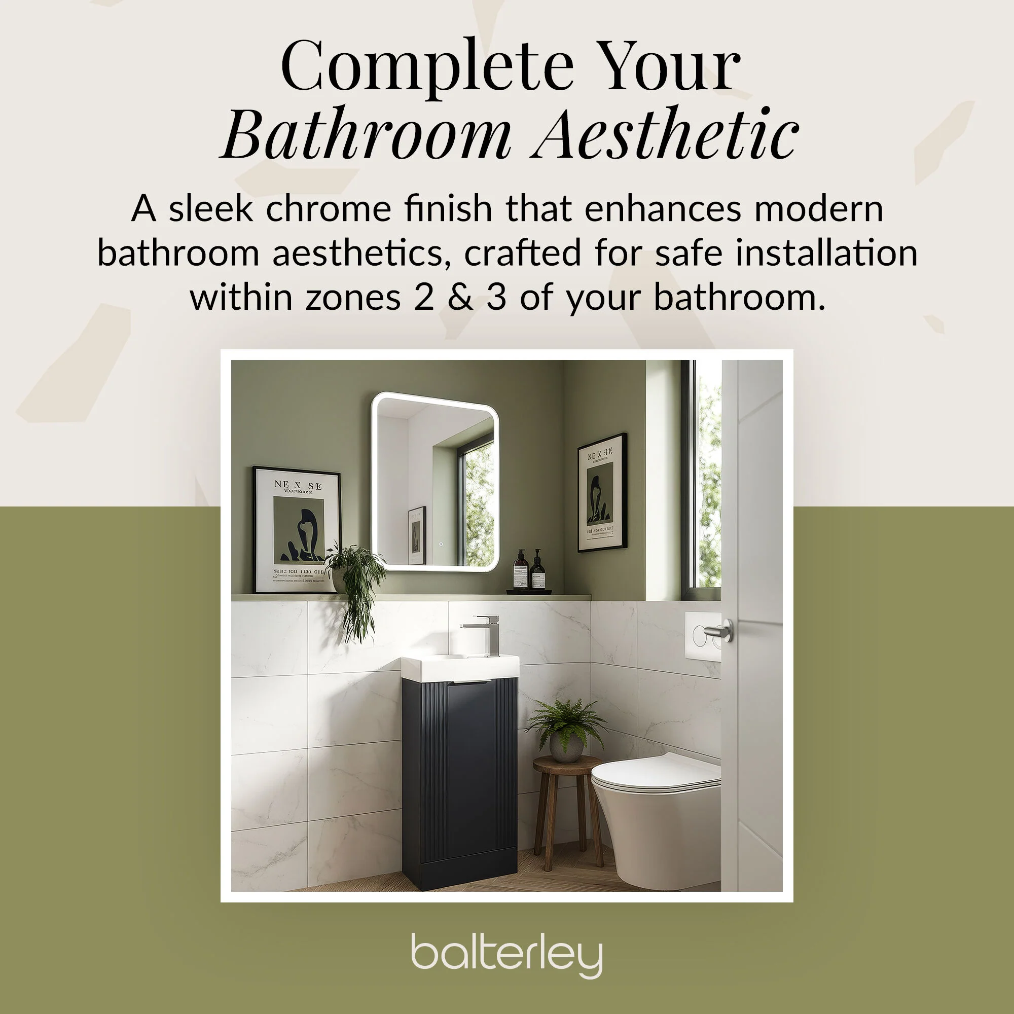 Soft Square LED Illuminated Touch Sensor Mirror with Demister, 700mm x 500mm - Image 7