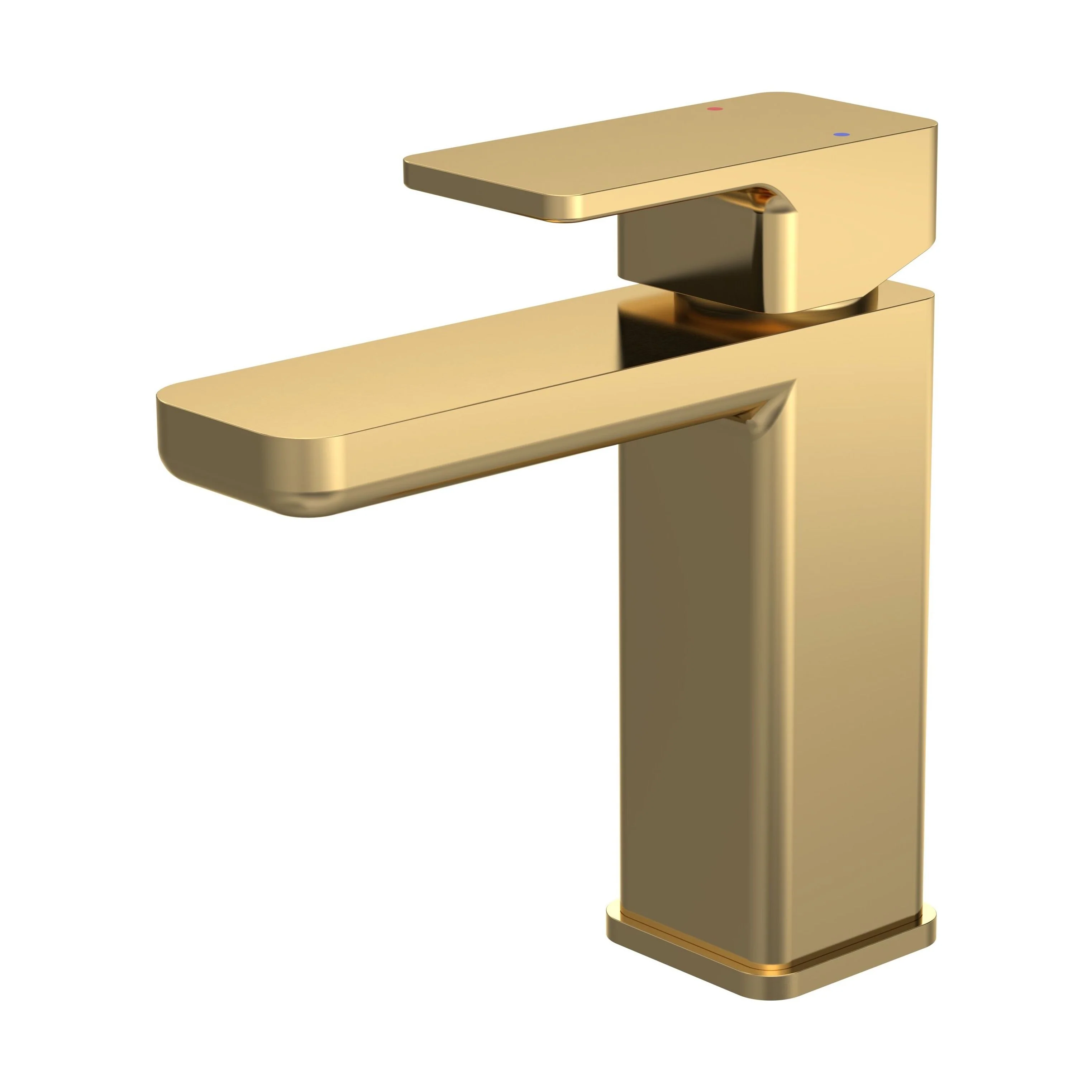Swinscoe Square Mono Basin Mixer Tap with Push Button Waste – Choice of Finish - Image 2