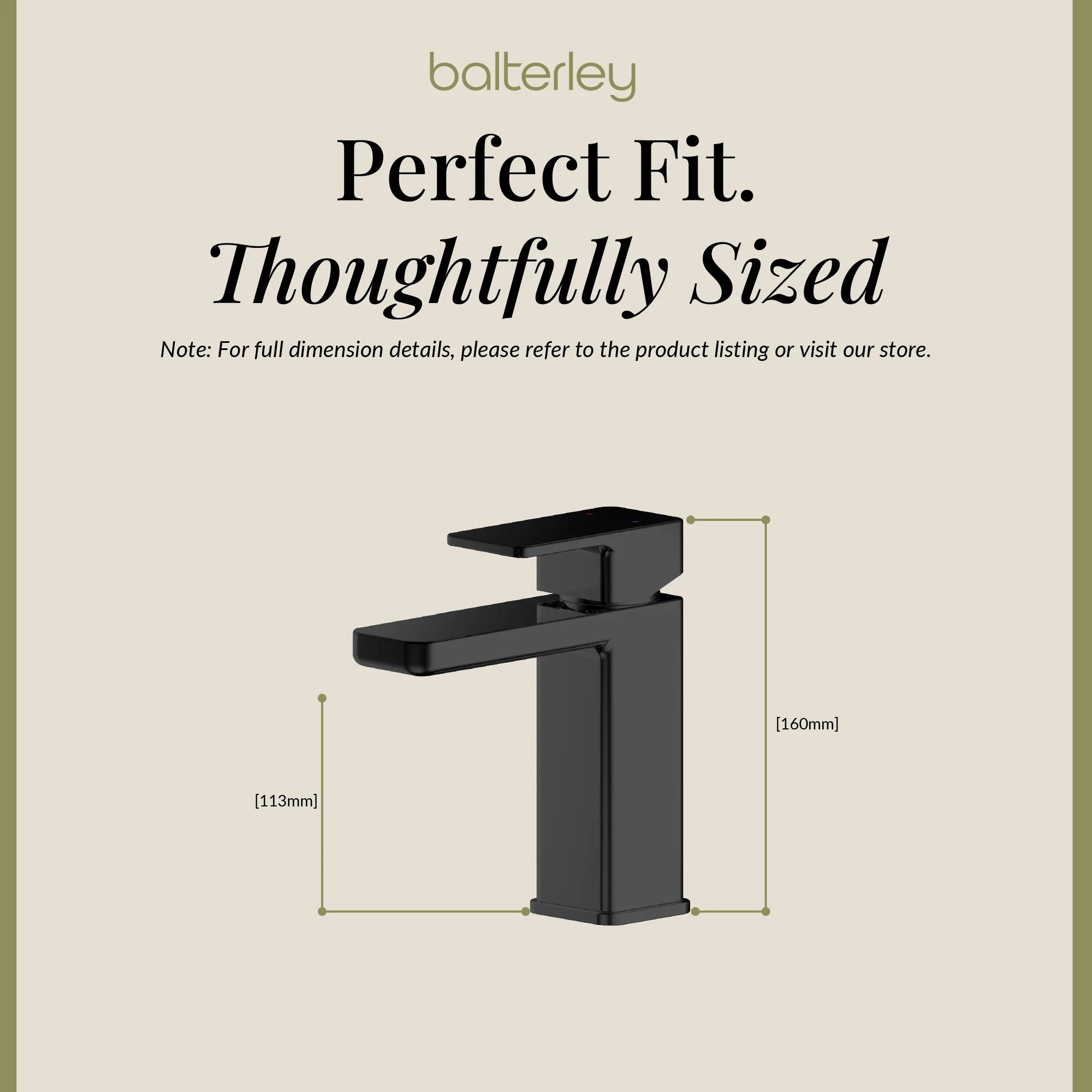 Swinscoe Square Mono Basin Mixer Tap with Push Button Waste – Choice of Finish - Image 30