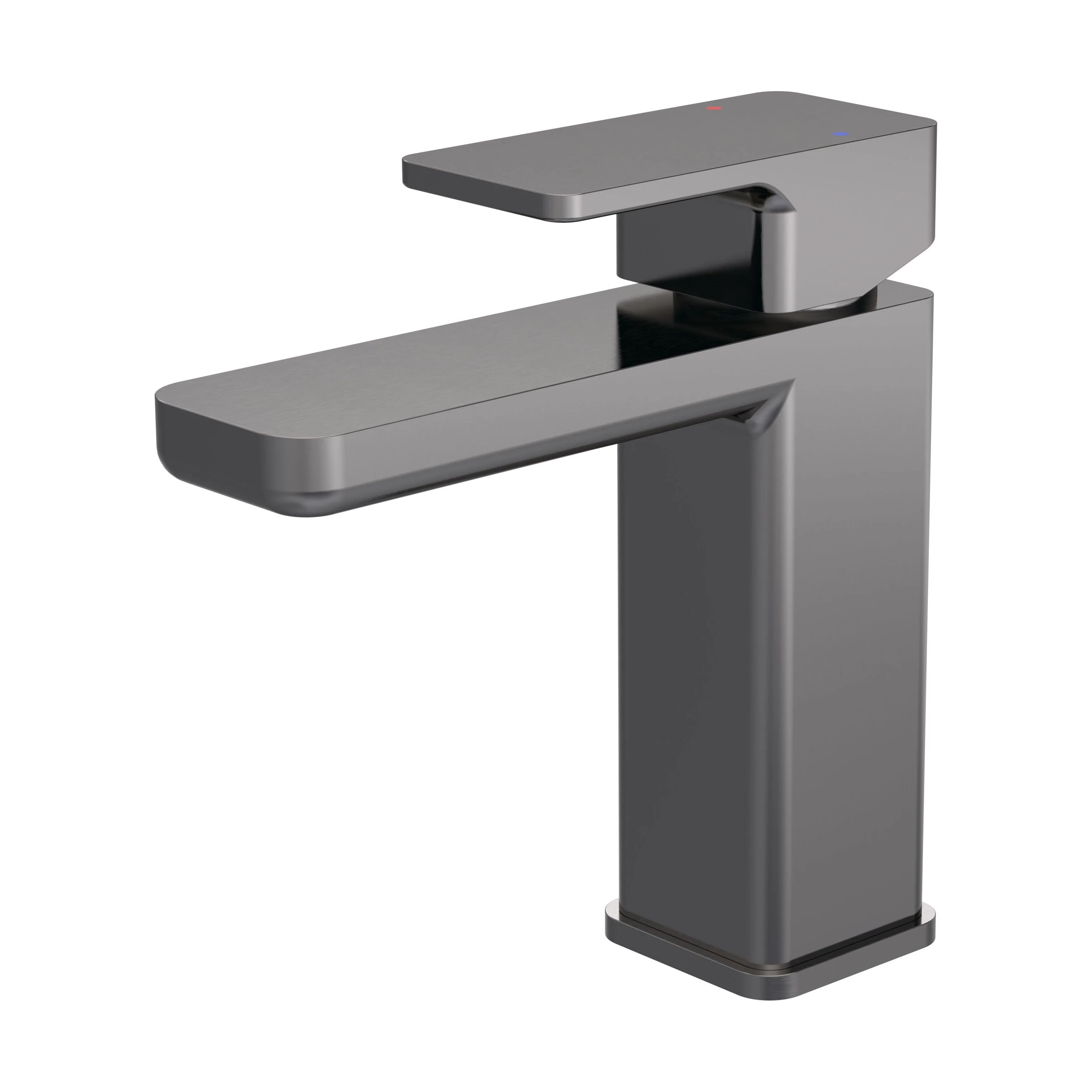 Swinscoe Square Mono Basin Mixer Tap with Push Button Waste – Choice of Finish - Image 4