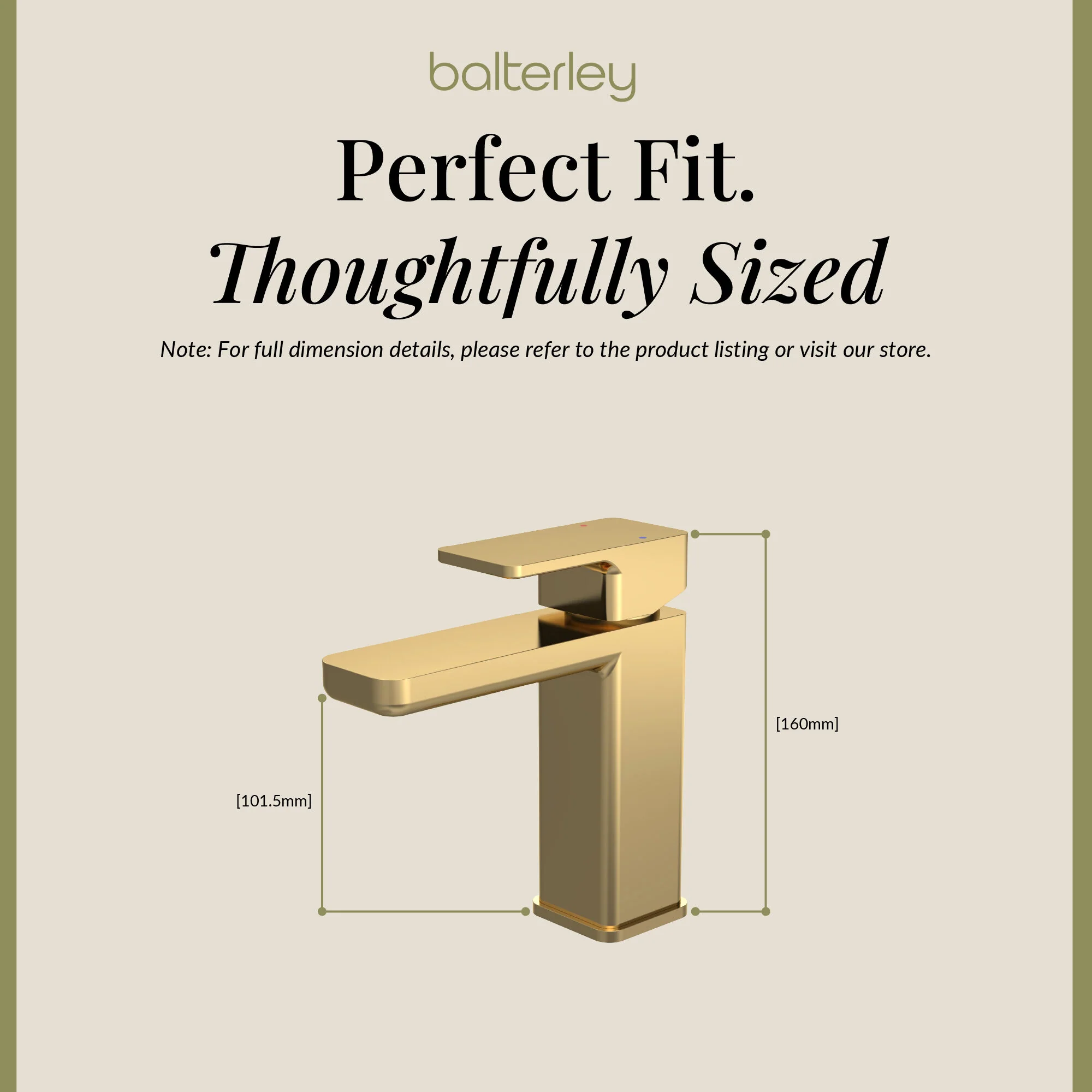 Swinscoe Square Mono Basin Mixer Tap with Push Button Waste – Choice of Finish - Image 48
