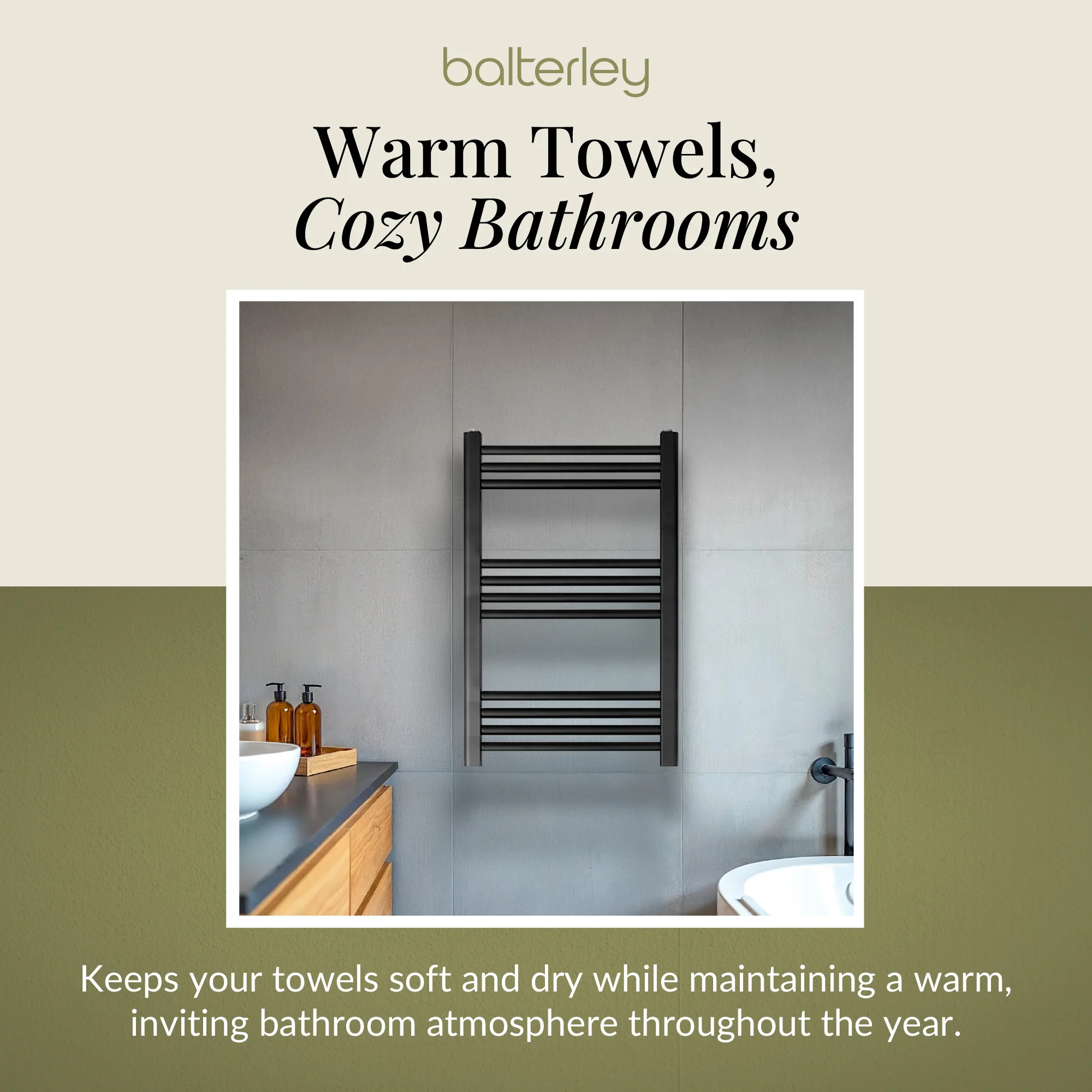Straight Heated Rail Dual Fuel Towel Warmer, W: 500mm – Choice of Size & Finish - Image 31
