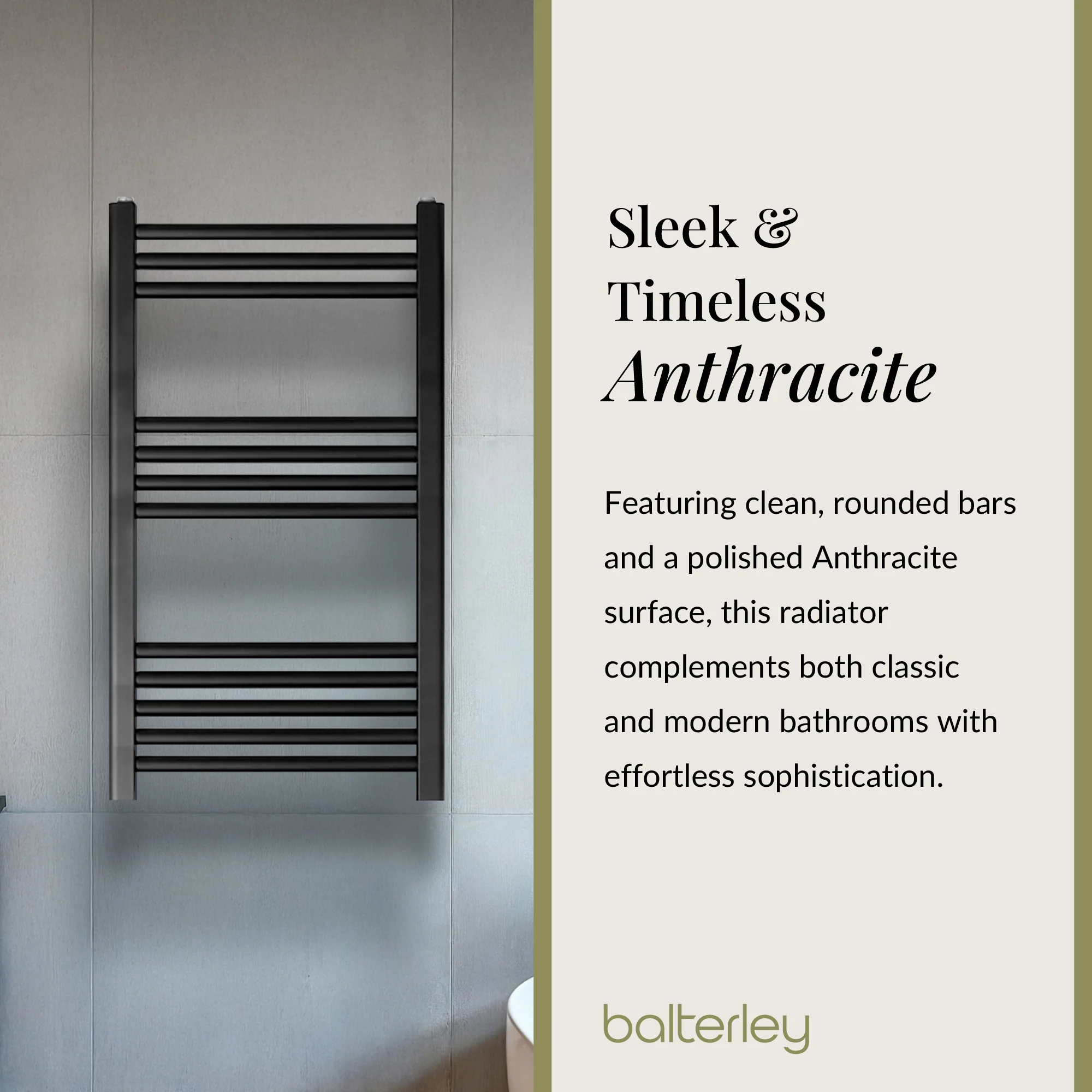 Straight Heated Rail Dual Fuel Towel Warmer, W: 500mm – Choice of Size & Finish - Image 48