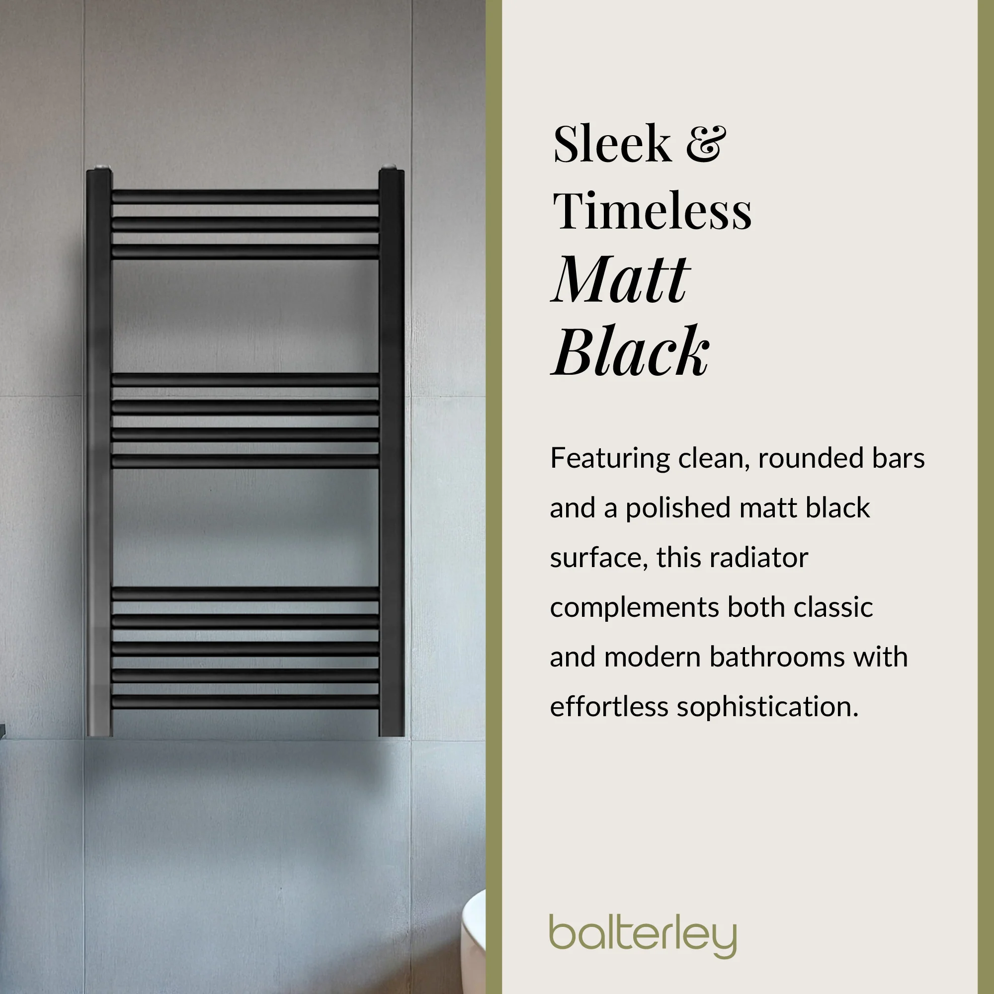 Straight Heated Rail Dual Fuel Towel Warmer, W: 500mm – Choice of Size & Finish - Image 59