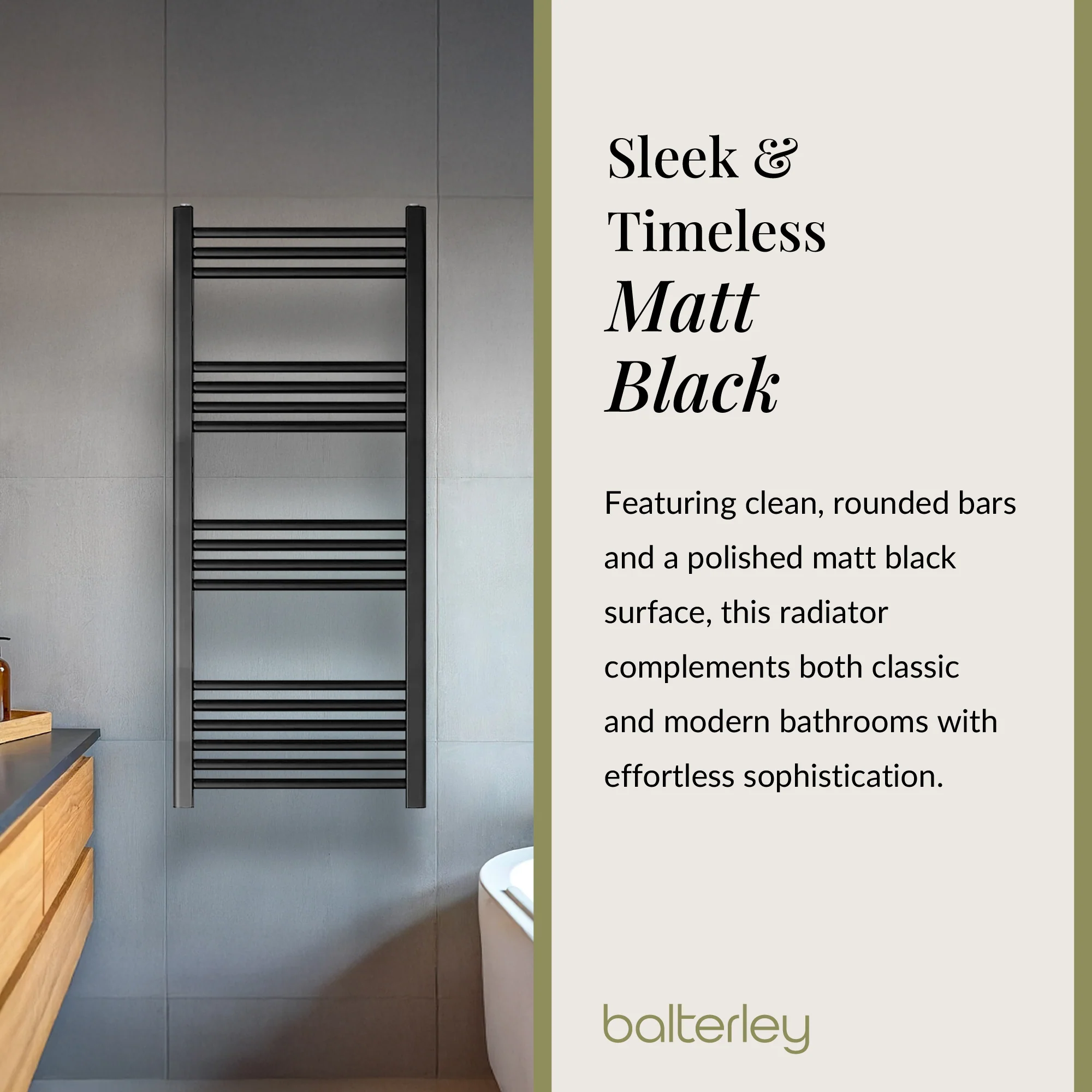 Straight Heated Rail Dual Fuel Towel Warmer, W: 500mm – Choice of Size & Finish - Image 70