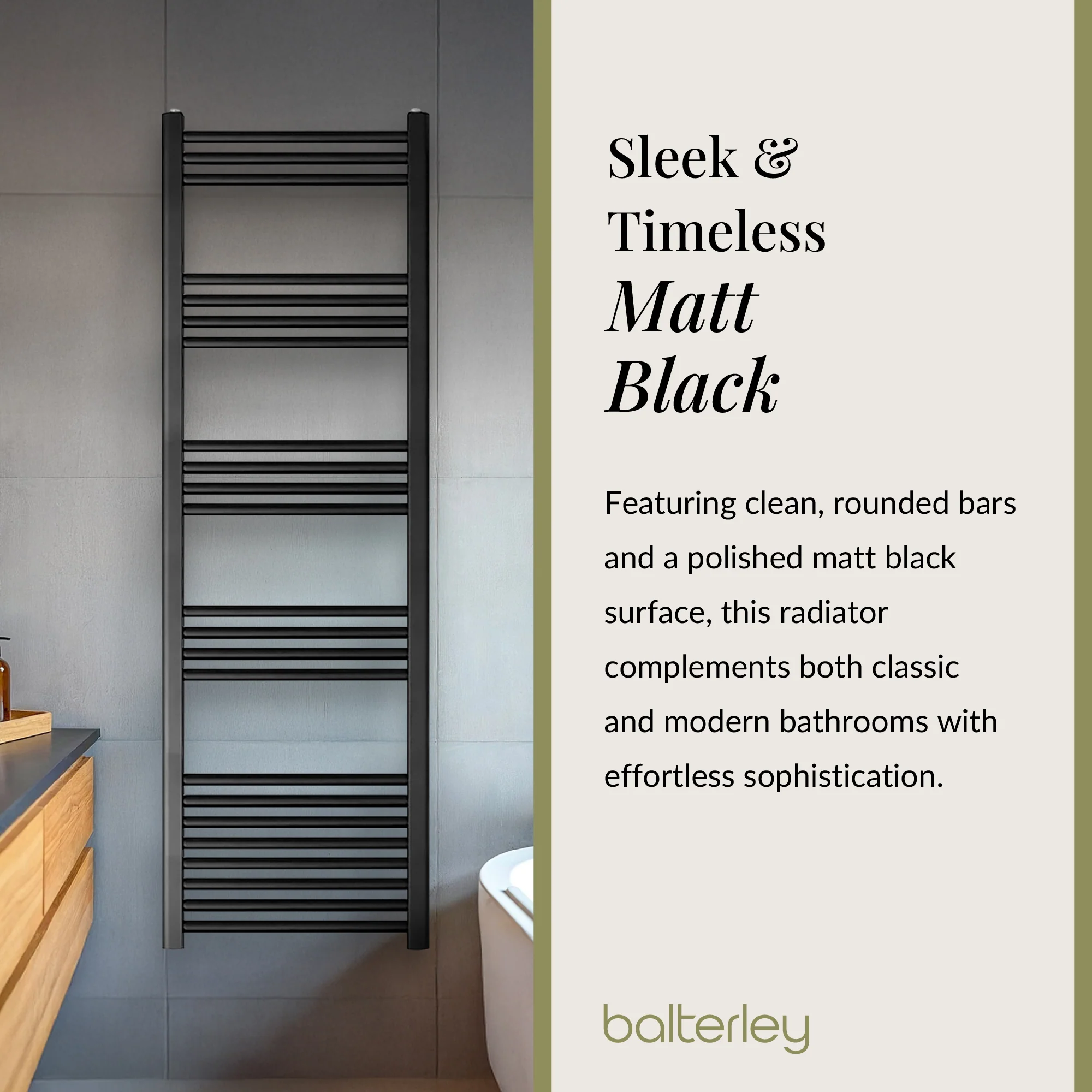 Straight Heated Rail Dual Fuel Towel Warmer, W: 500mm – Choice of Size & Finish - Image 85