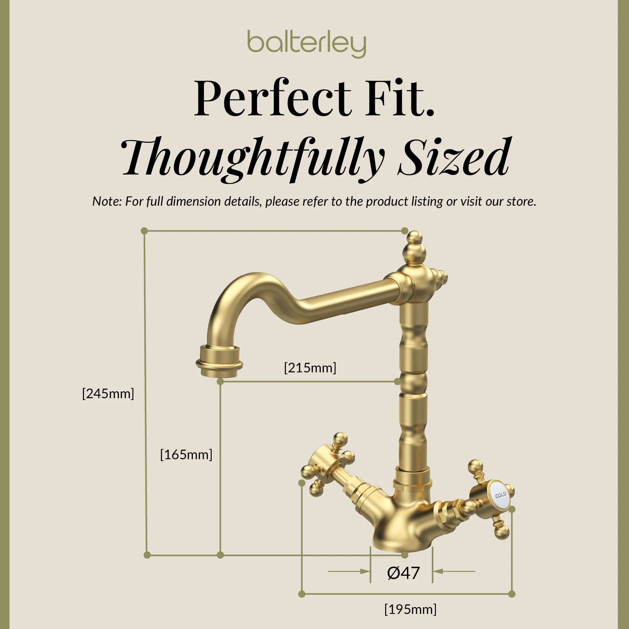 Traditional French Classic Mono Sink Mixer Tap - Available in Multiple Finishes - Image 19