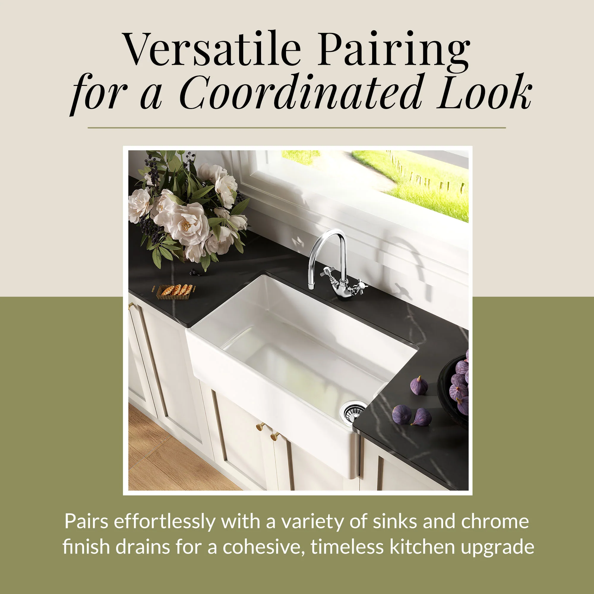 Traditional Mono Mixer Kitchen Tap - Multiple Handle and Finish Options Available - Image 21