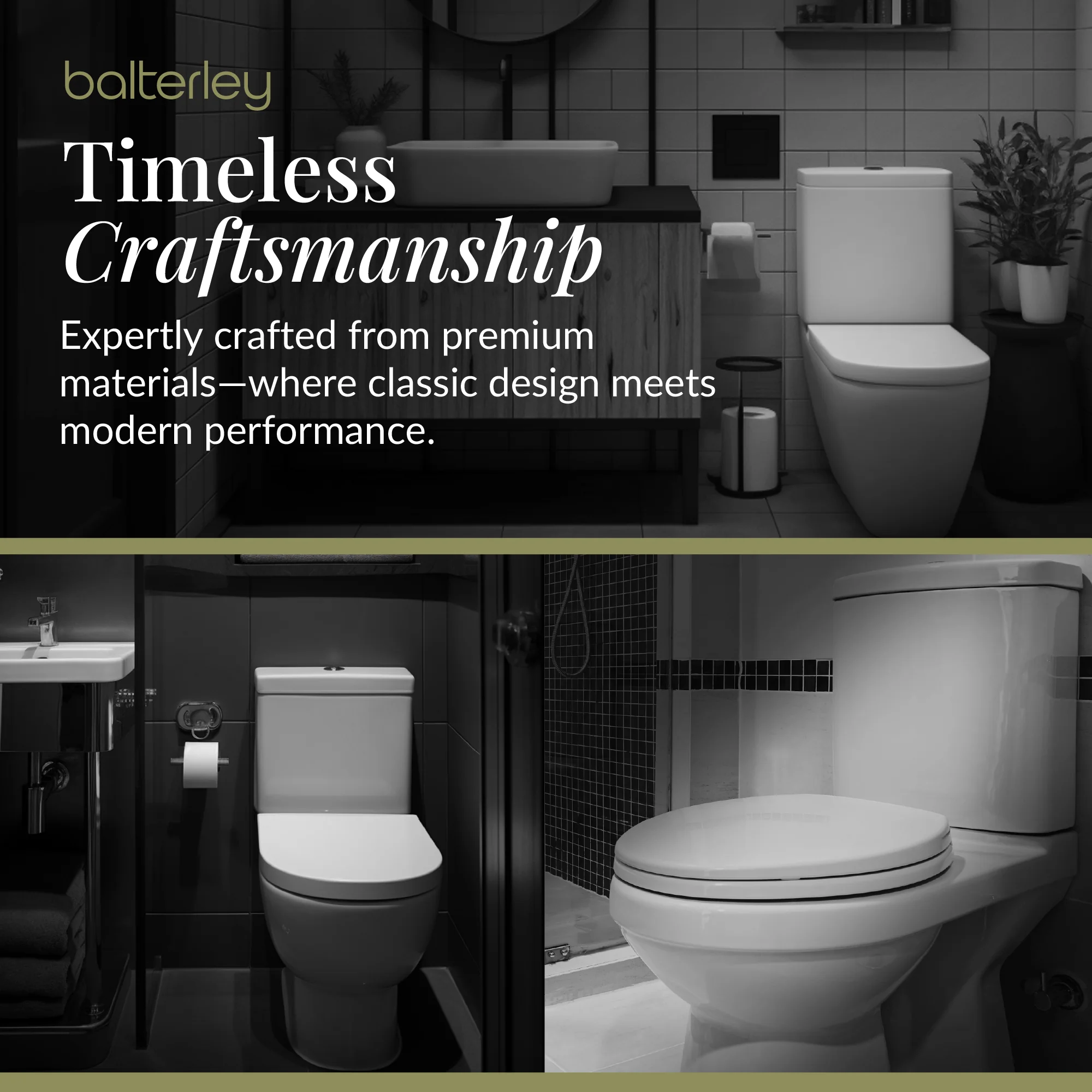 Traditional White Close Coupled Bathroom Toilet with Cistern & Soft Close Seat – 470mm - Image 7